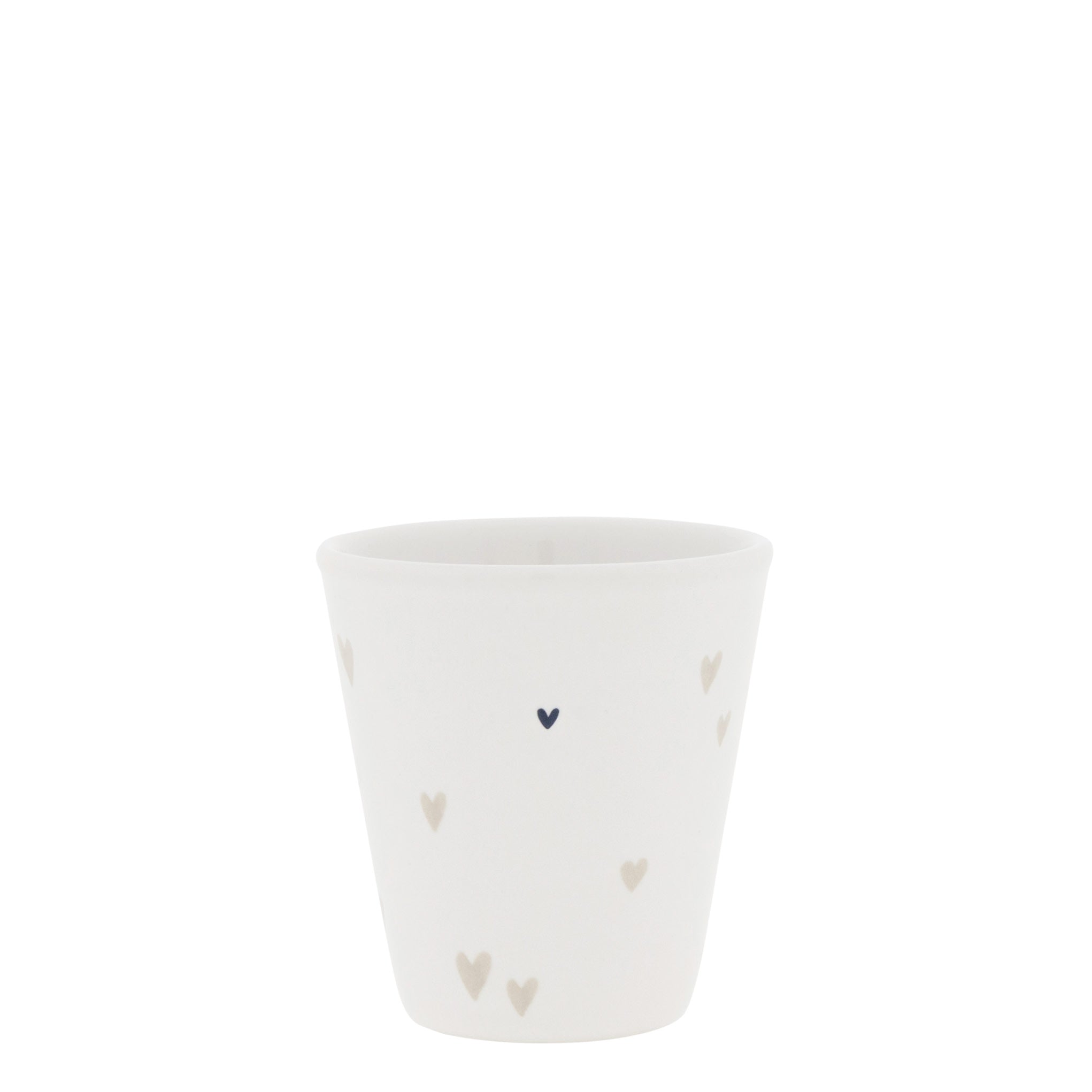 Espressobecher "hearts" beige - Bastion Collections