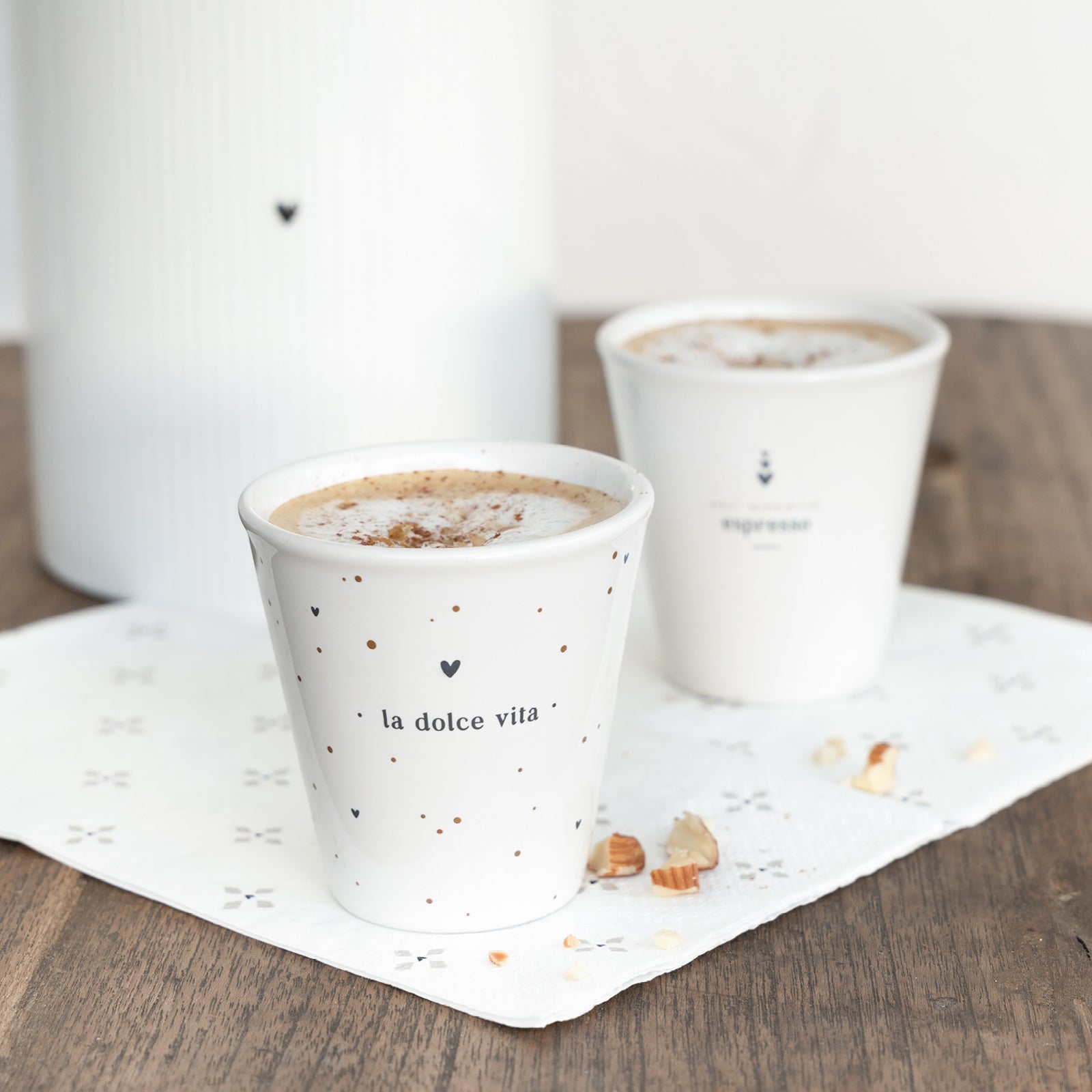 Espressobecher "La Dolce Vita" caramel - Bastion Collections