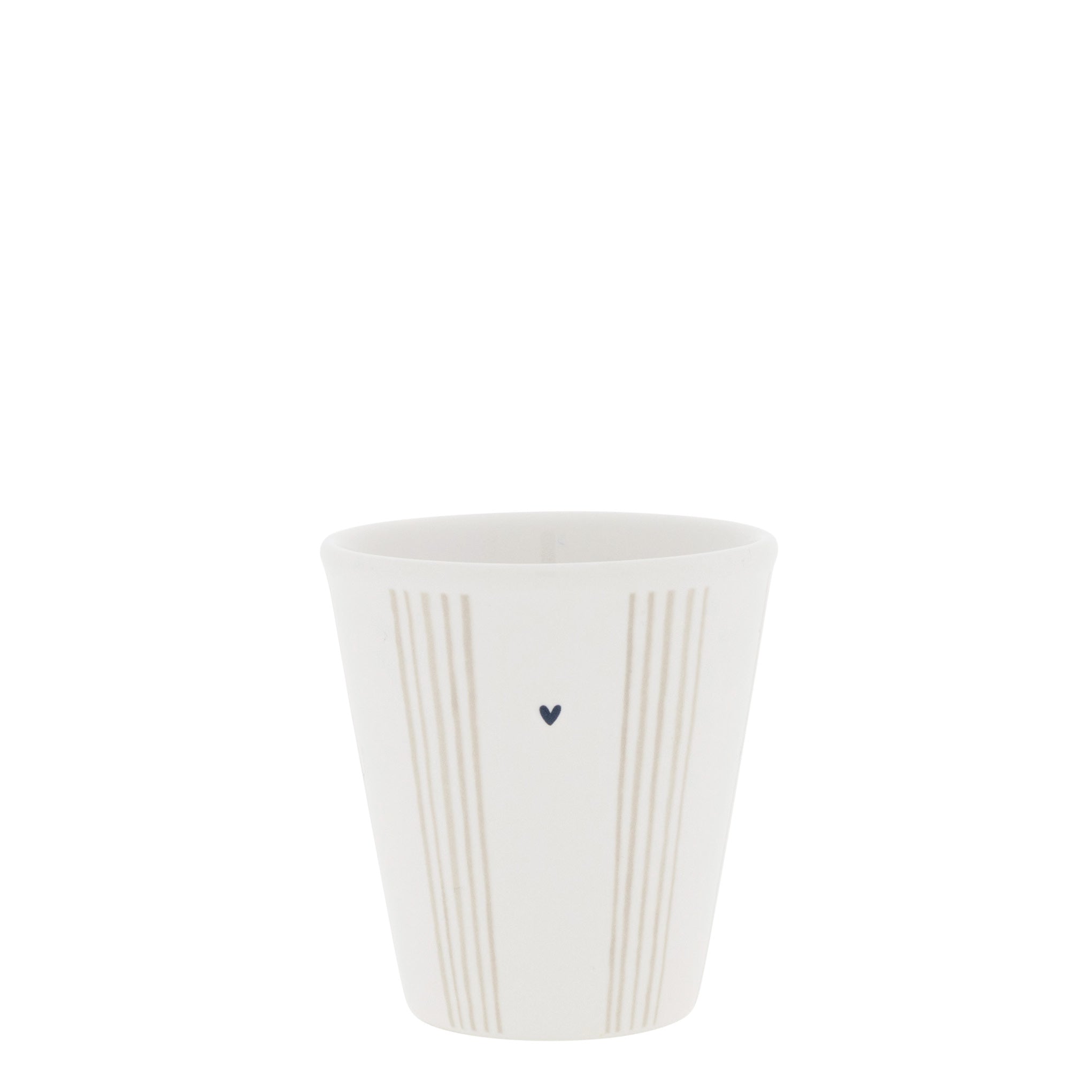 Espressobecher "small stripes" beige - Bastion Collections