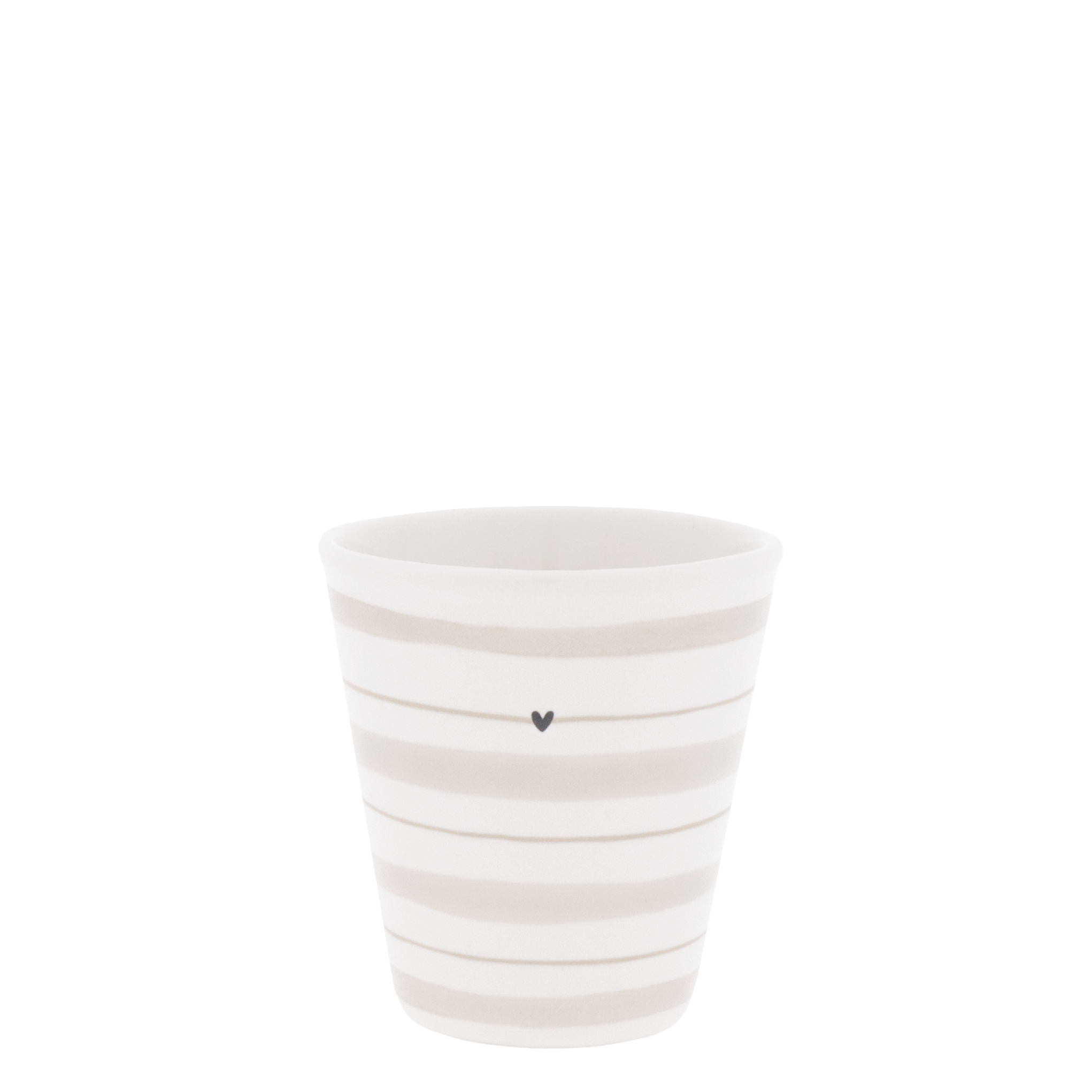 Espressobecher "stripes" natural - Bastion Collections
