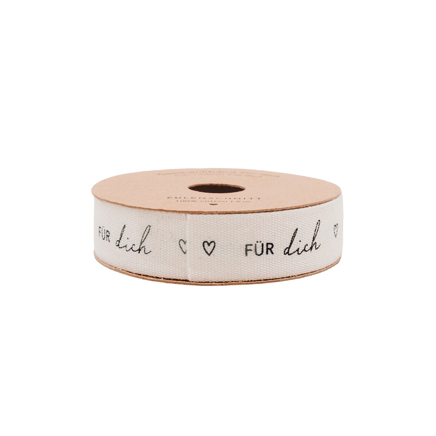 Geschenkband "Für Dich" 5m - Eulenschnitt