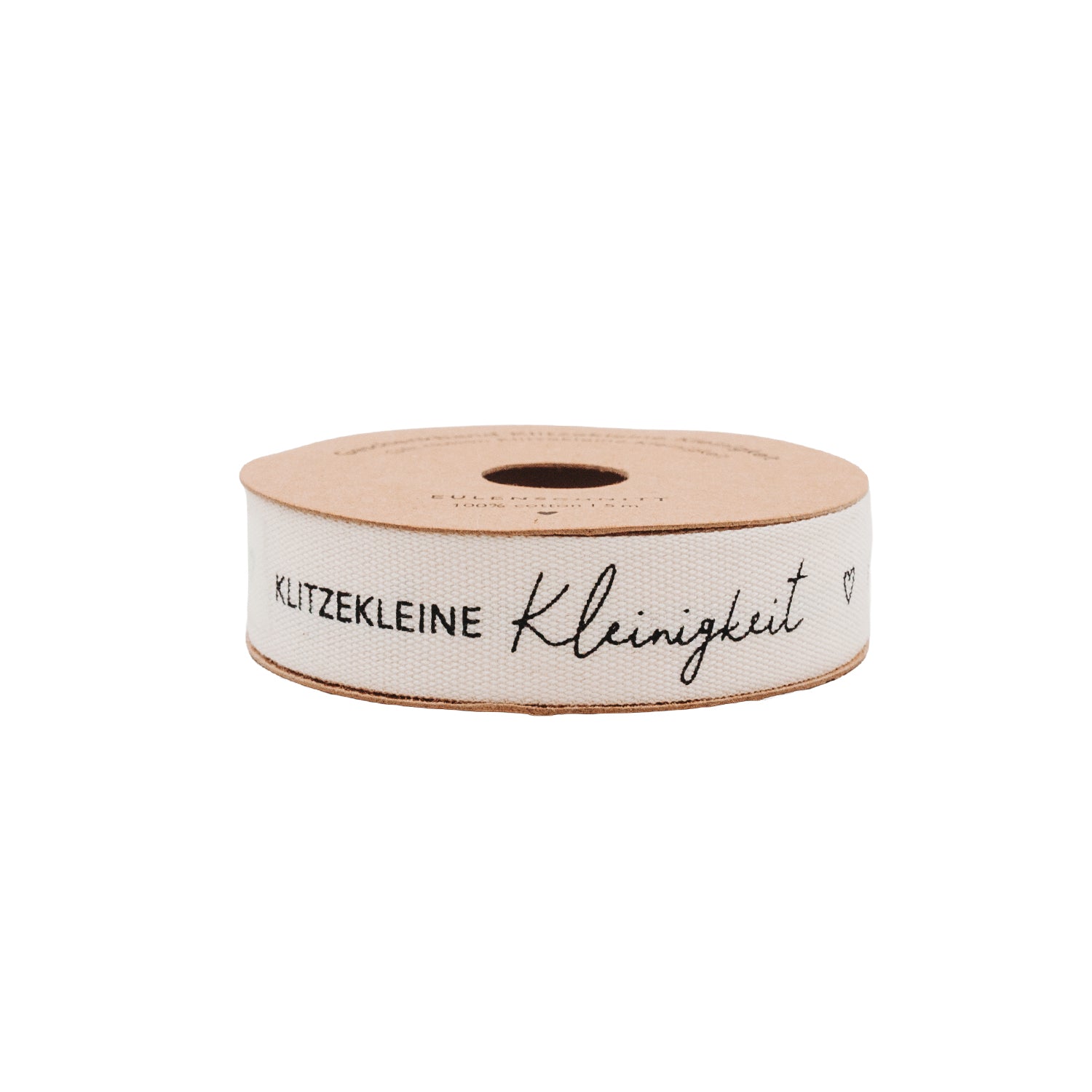 Geschenkband "Klitzekleine Kleinigkeit" 5m - Eulenschnitt