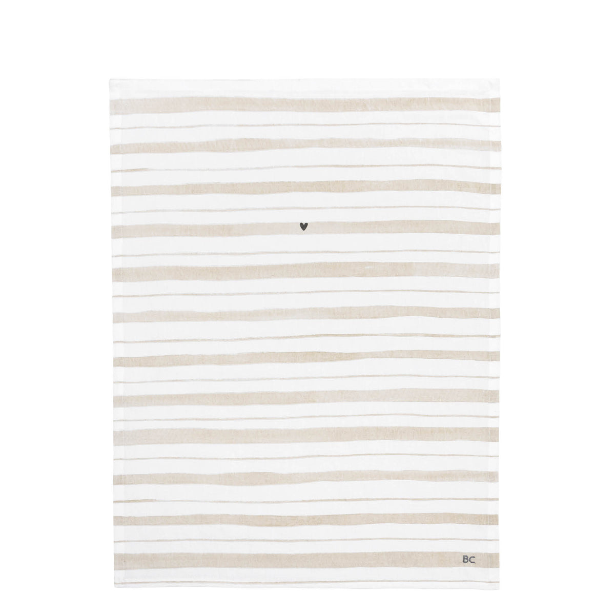 Tea towel "stripes" white - Bastion Collections