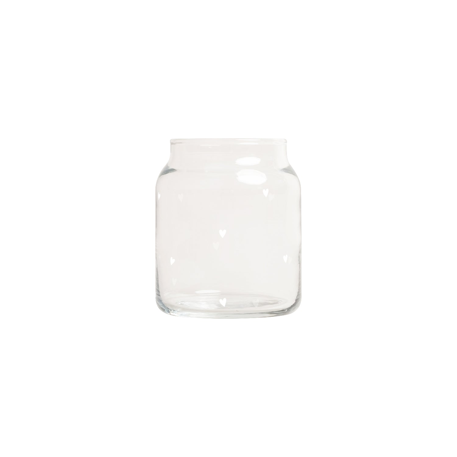 Glass vase hearts small white - Eulenschnitt (Image 2)