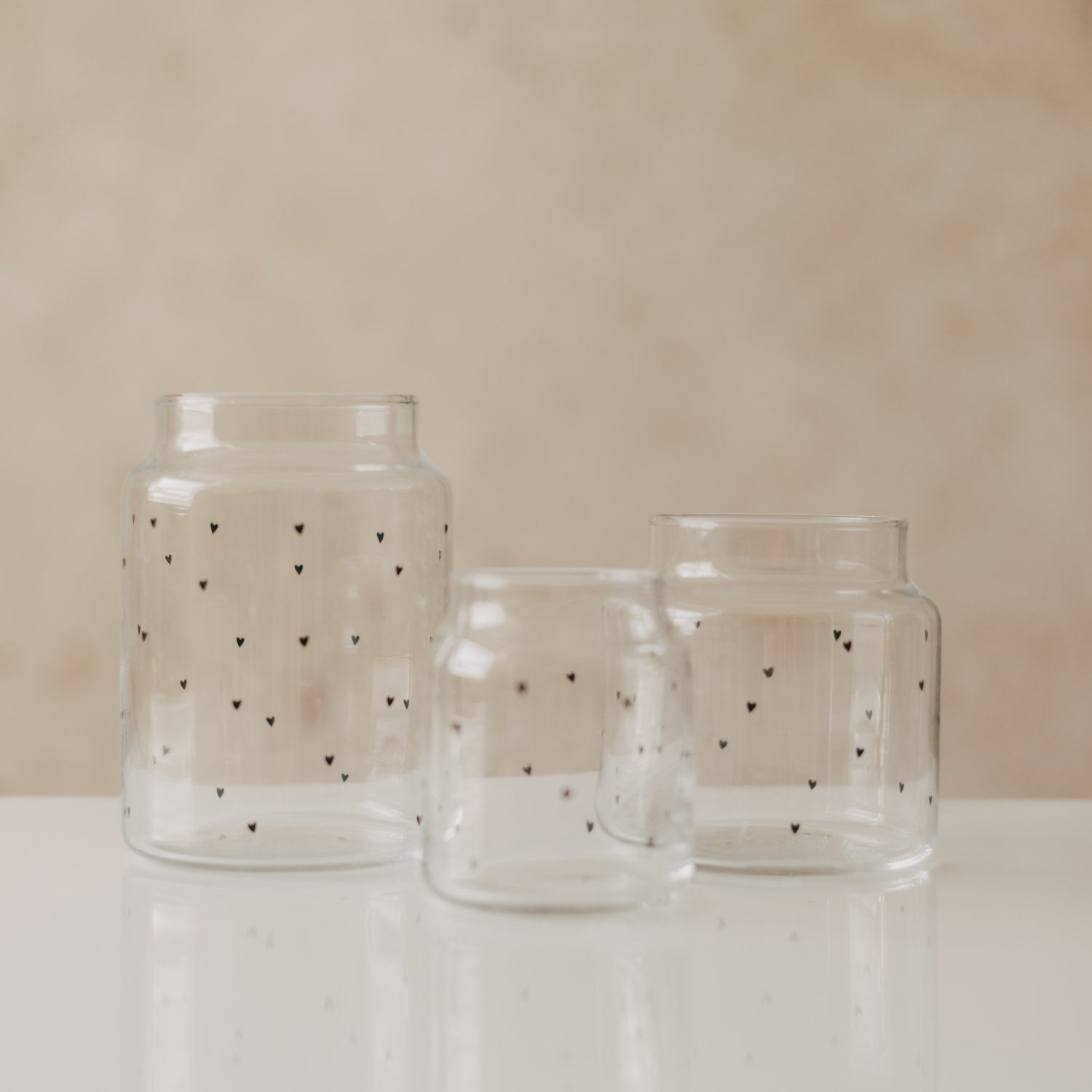 Glass vase hearts large black - Eulenschnitt (Image 5)
