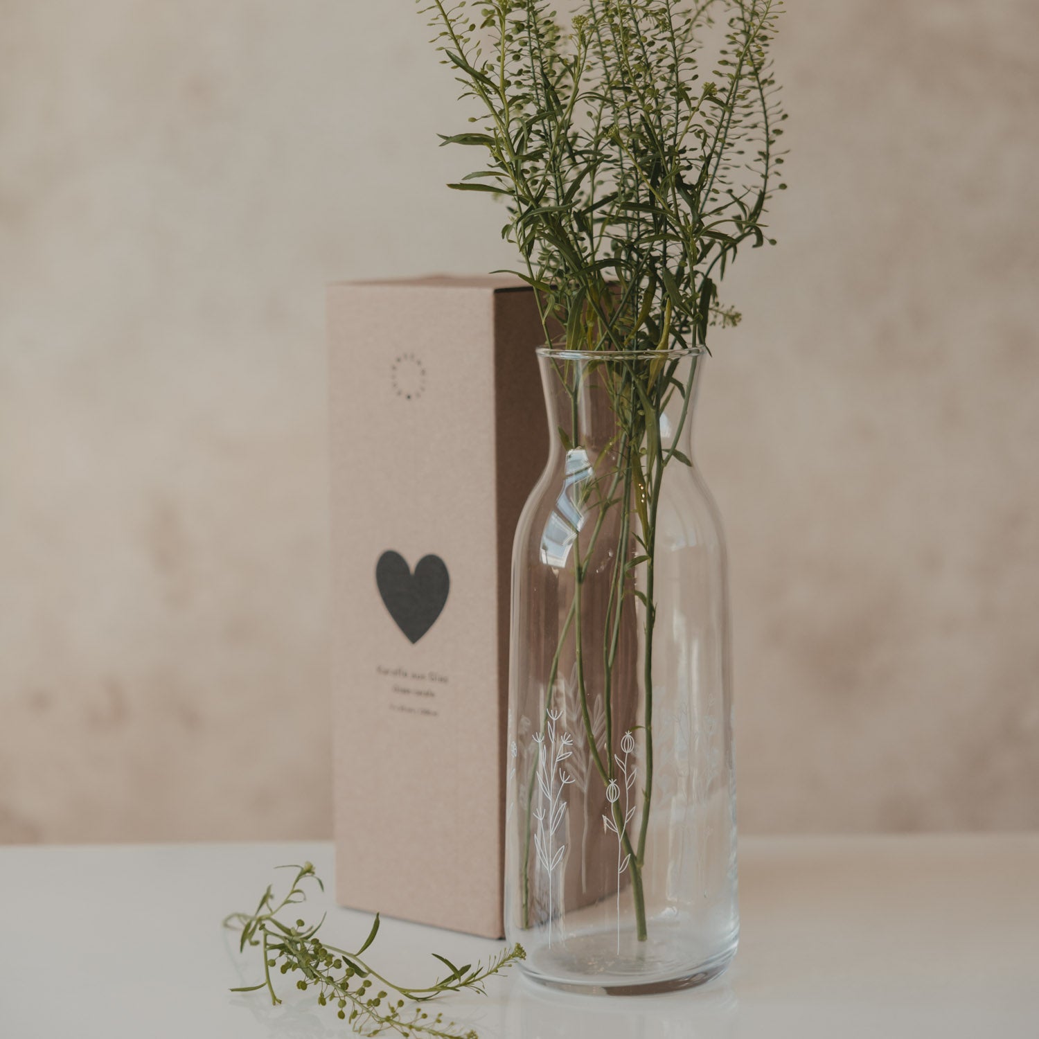 Carafe flower meadow white - Eulenschnitt (Image 6)