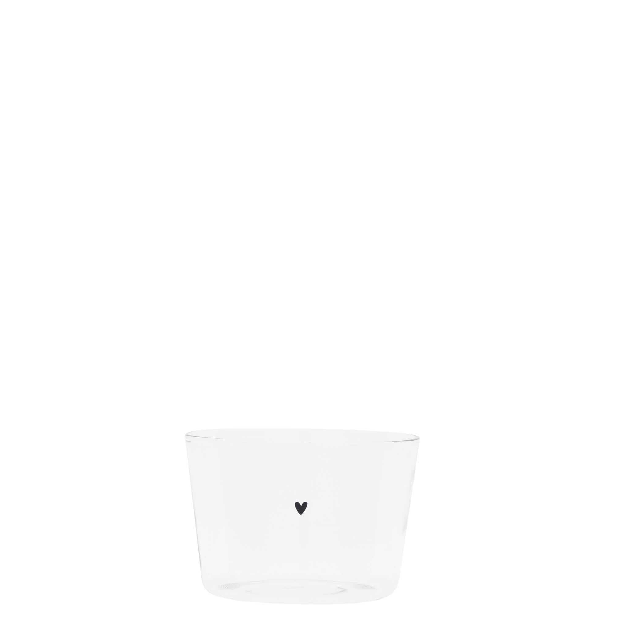Glas "heart" 200ml - Bastion Collections