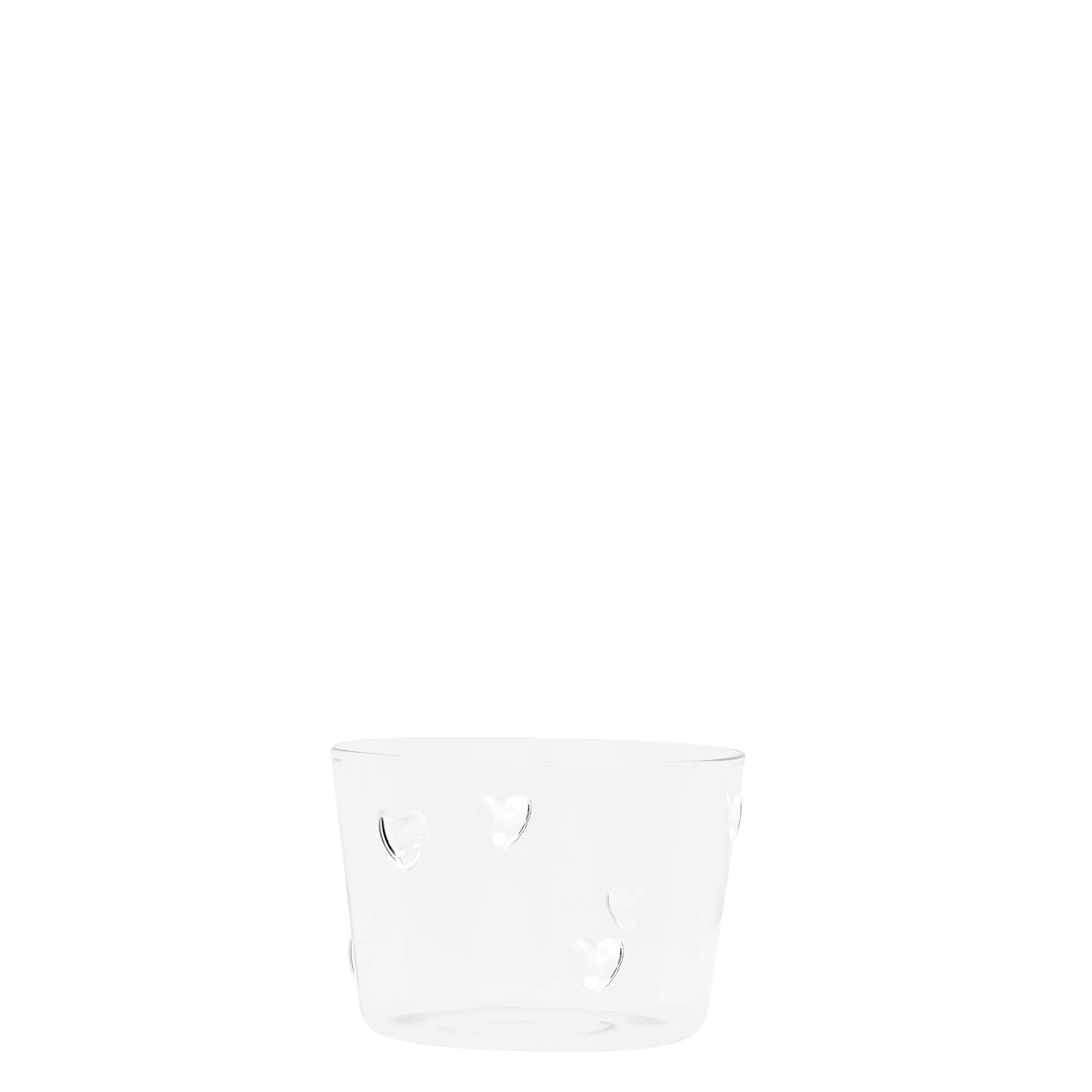 Glas "hearts" 200ml - Bastion Collections