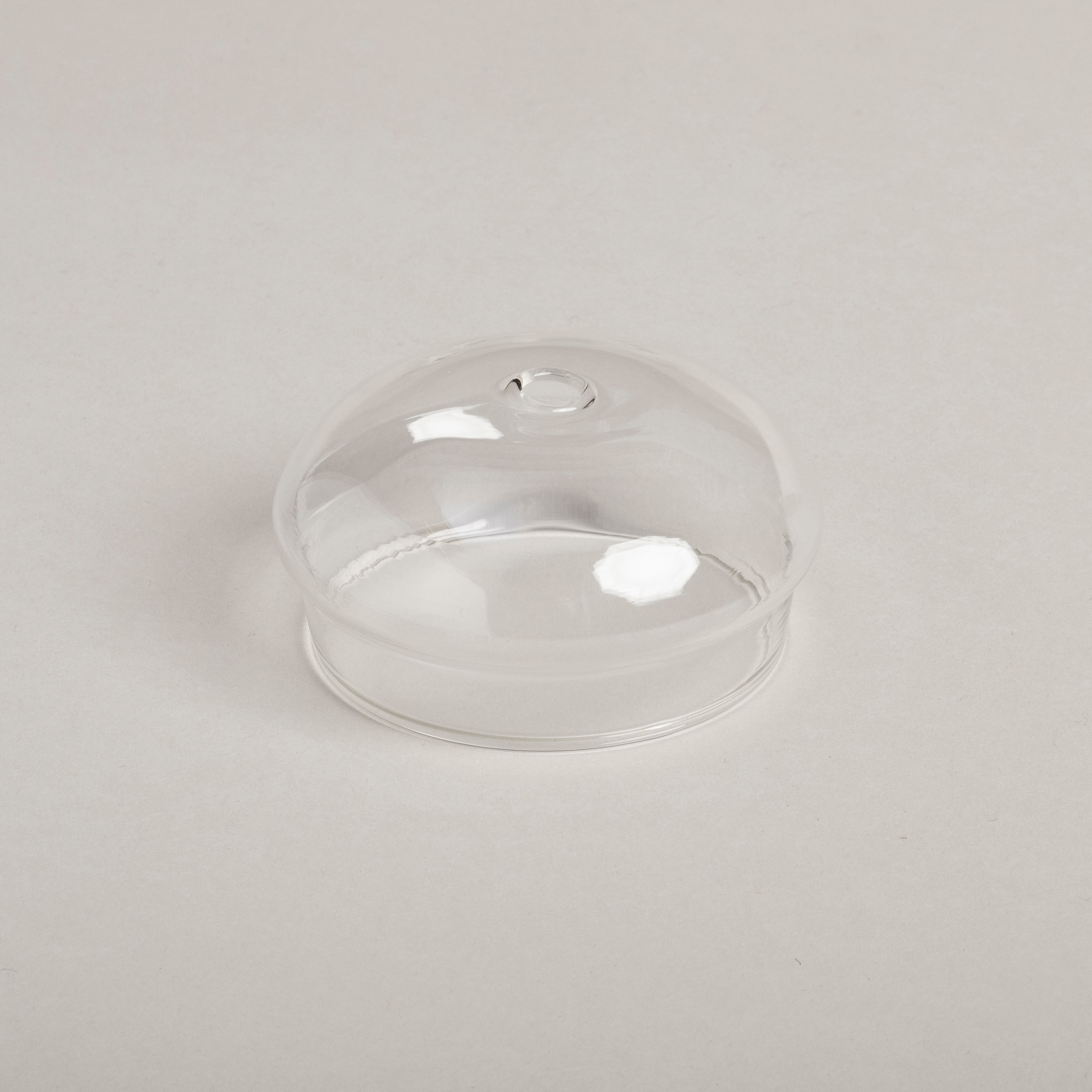 Glasdeckel für Trinkglas - Eulenschnitt