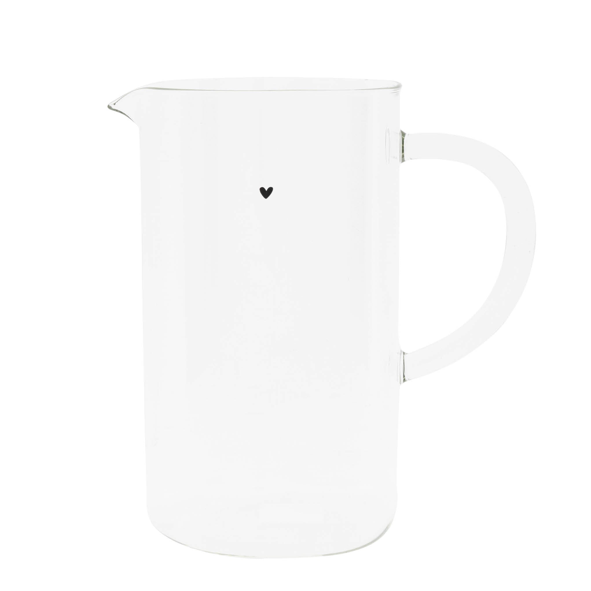 Glaskrug "heart" XL - Bastion Collections