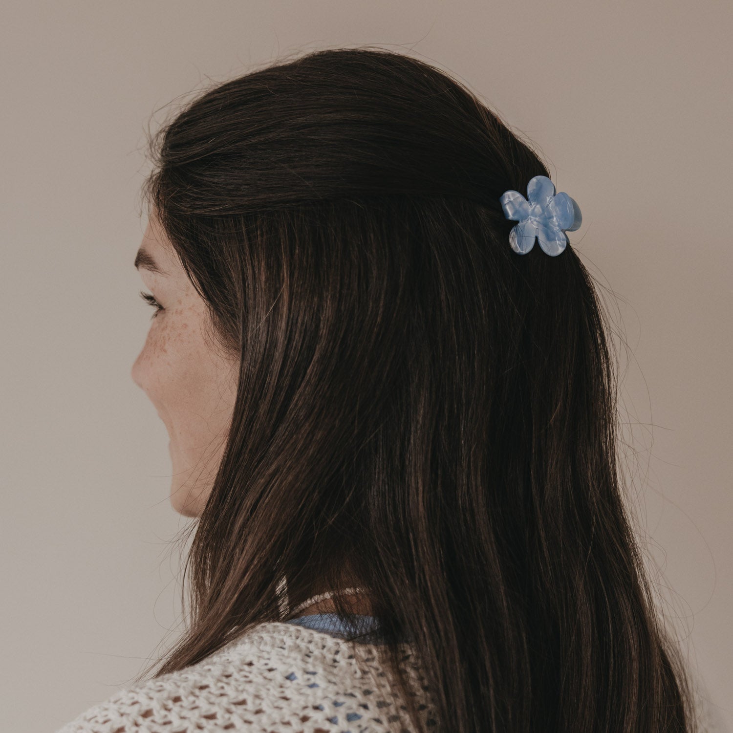 Haarspange Blume Sky - Eulenschnitt