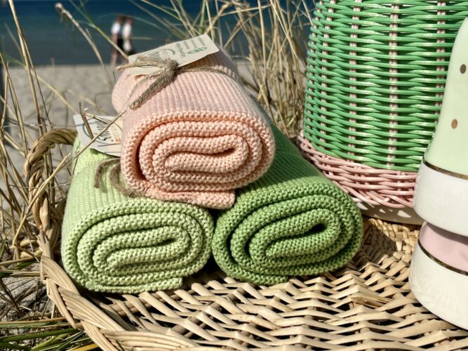 Handtuch Puder hell - Solwang Design
