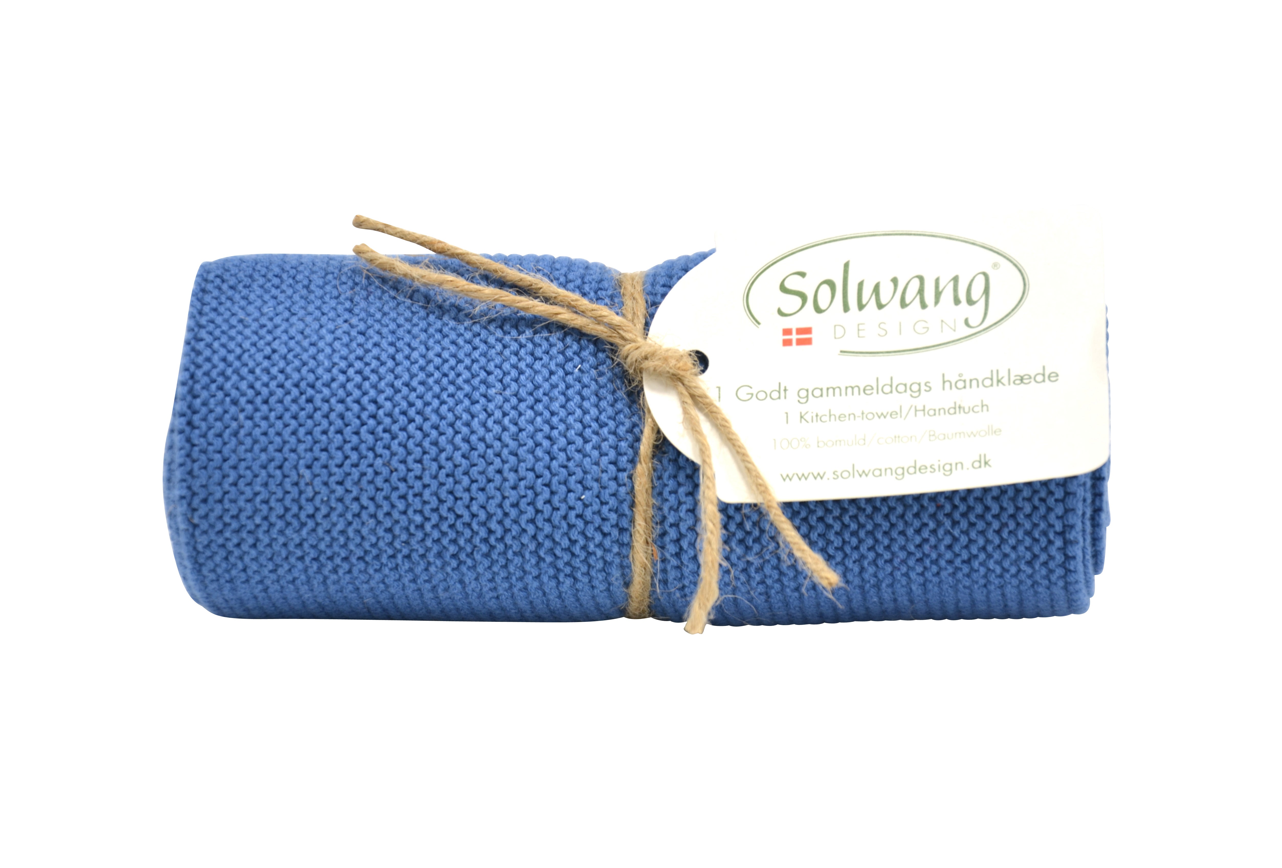 Handtuch Staubiges Blau - Solwang Design