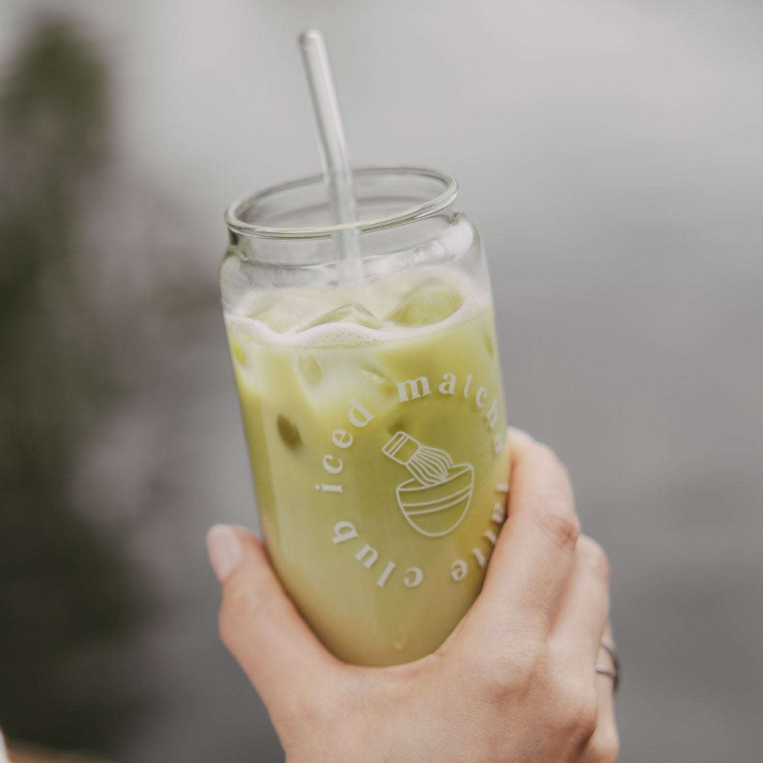 Tall Drinking glasses "Iced Matcha Latte Club" - Eulenschnitt (Image 9)
