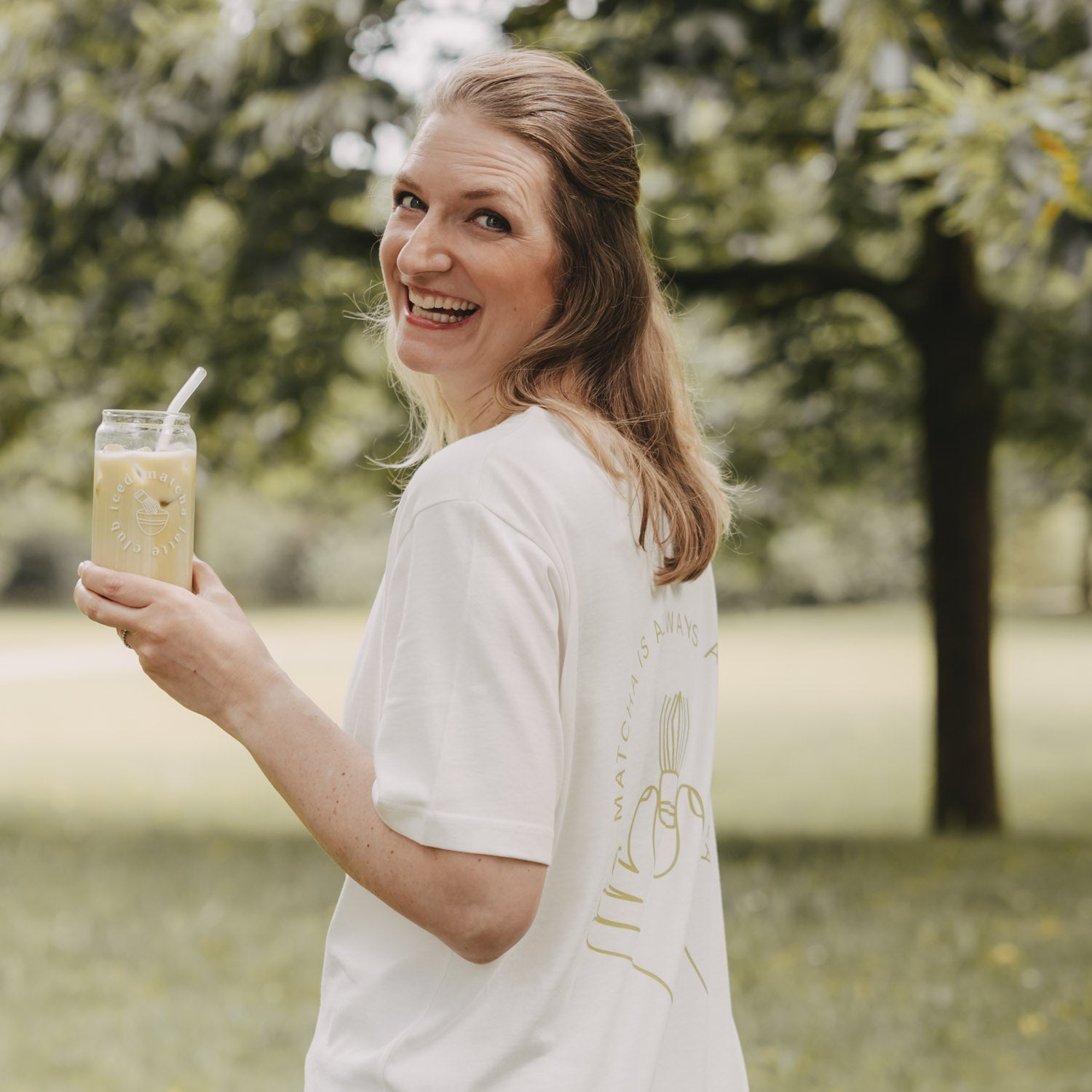 Tall Drinking glasses "Iced Matcha Latte Club" - Eulenschnitt (Image 8)