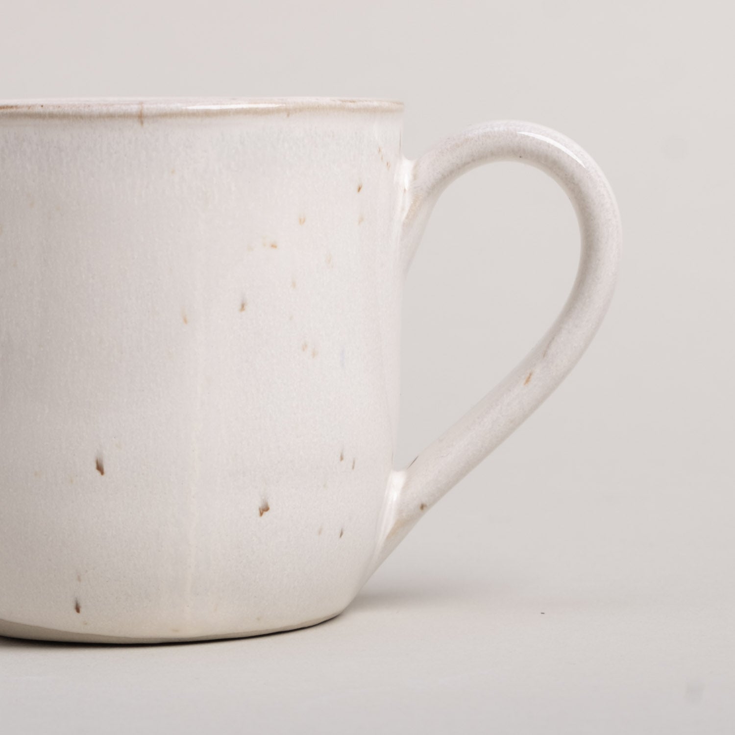 Small Stoneware cappuccino cup "Calma" - handmade - Eulenschnitt