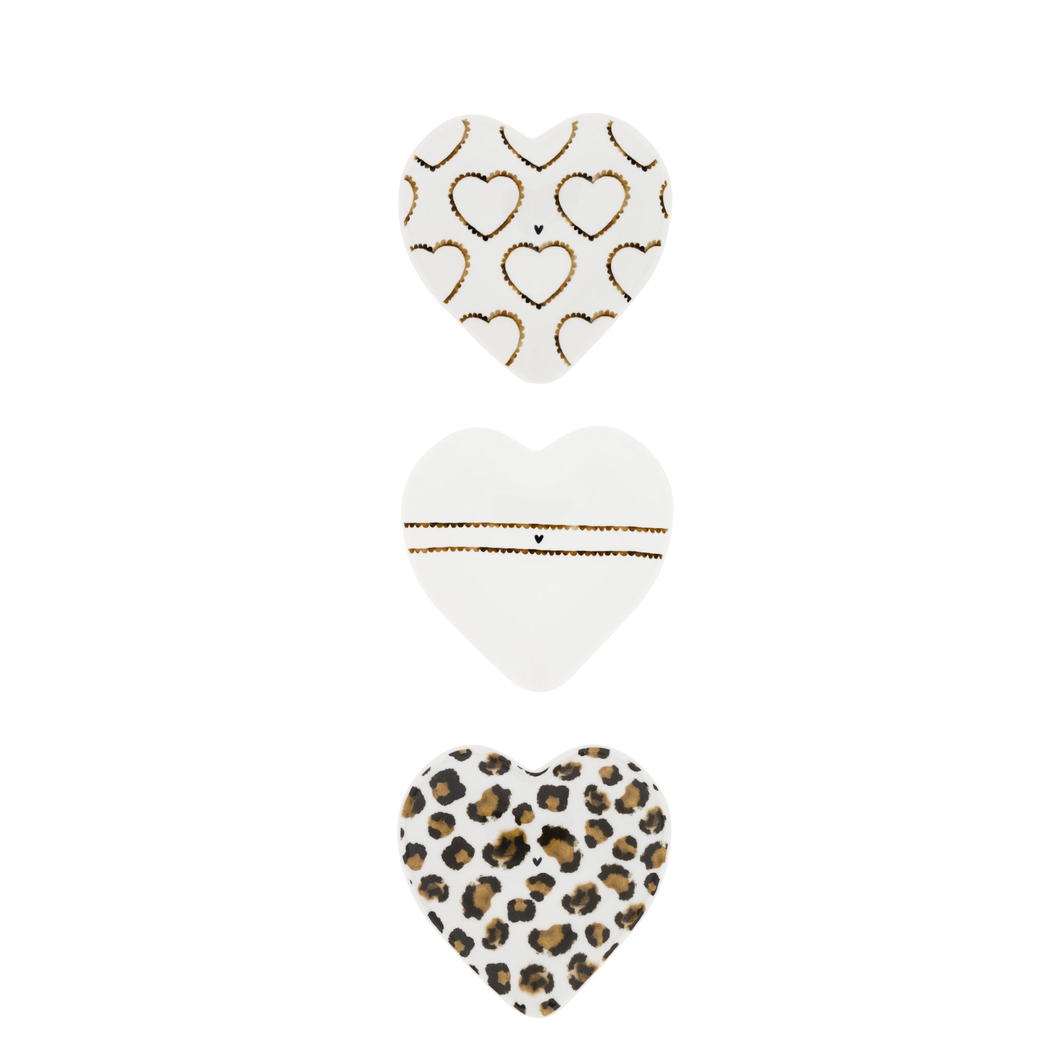 Kochlöffelhalter "hearts" braun - Bastion Collections
