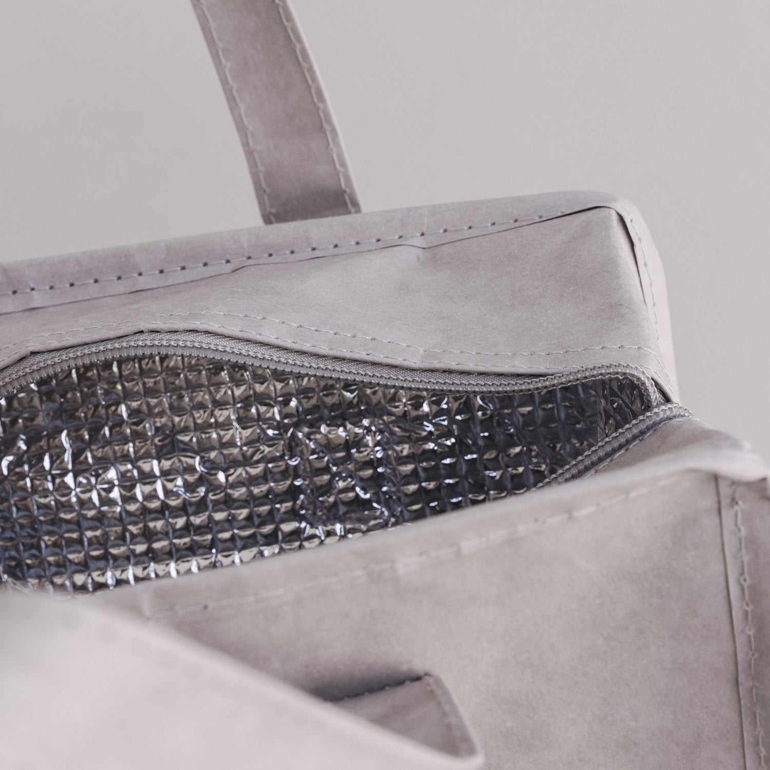 Kühltasche Herz grau klein - Eulenschnitt