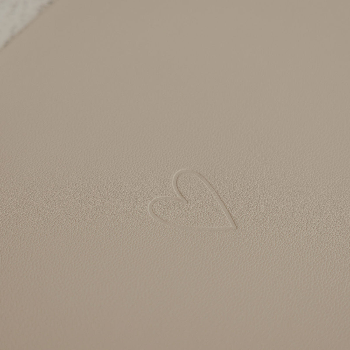 Tischset eckig Herz beige - Eulenschnitt (Bild 5)