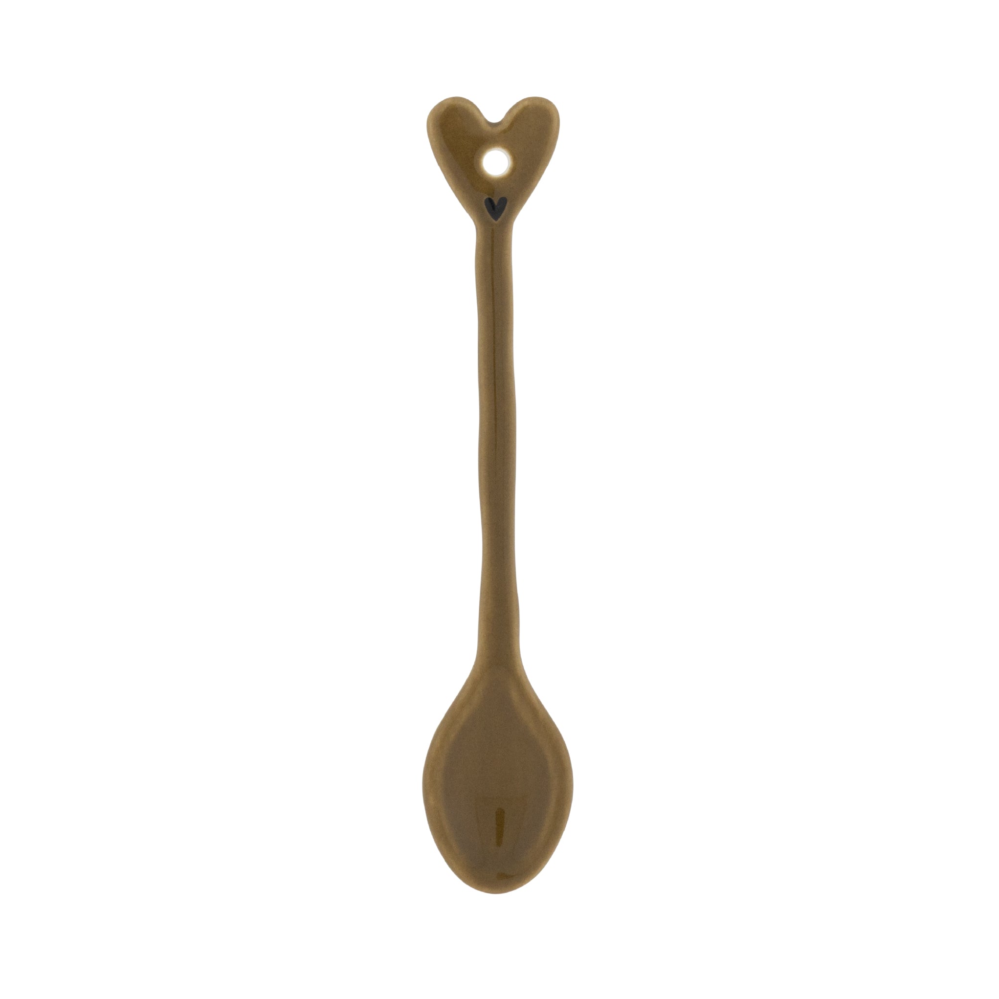 Löffel "heart" braun - Bastion Collections