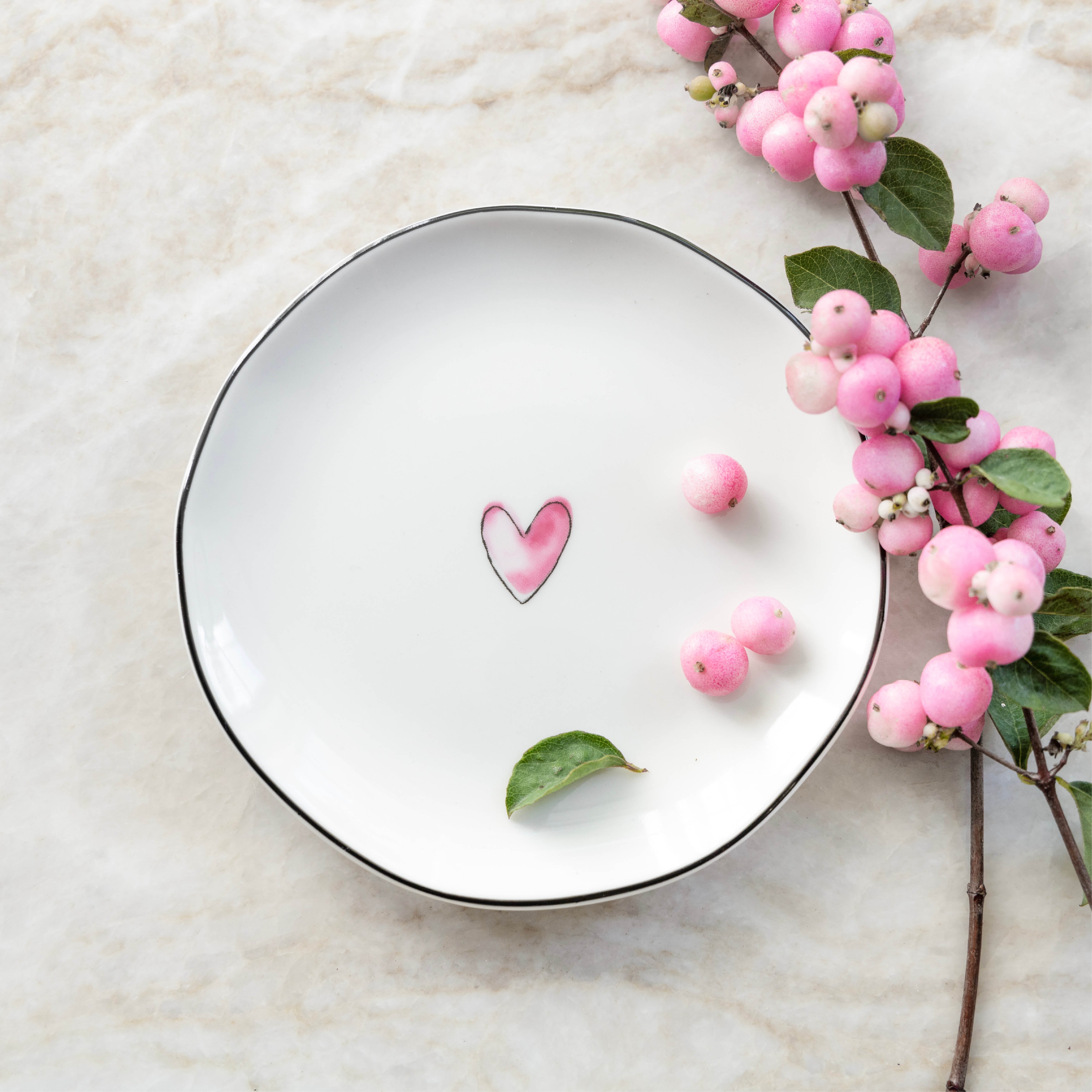 Mini Teller "big heart" rose - Bastion Collections