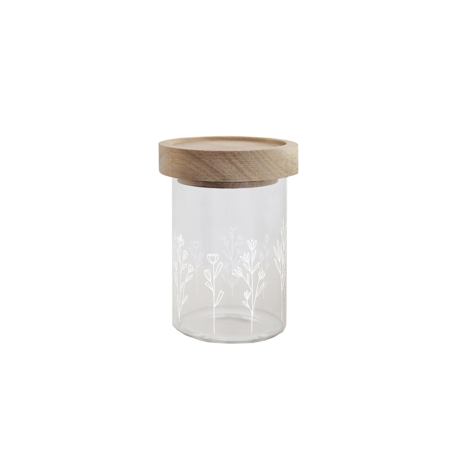 Mini Vorratsglas Blumenwiese 9cm - Eulenschnitt
