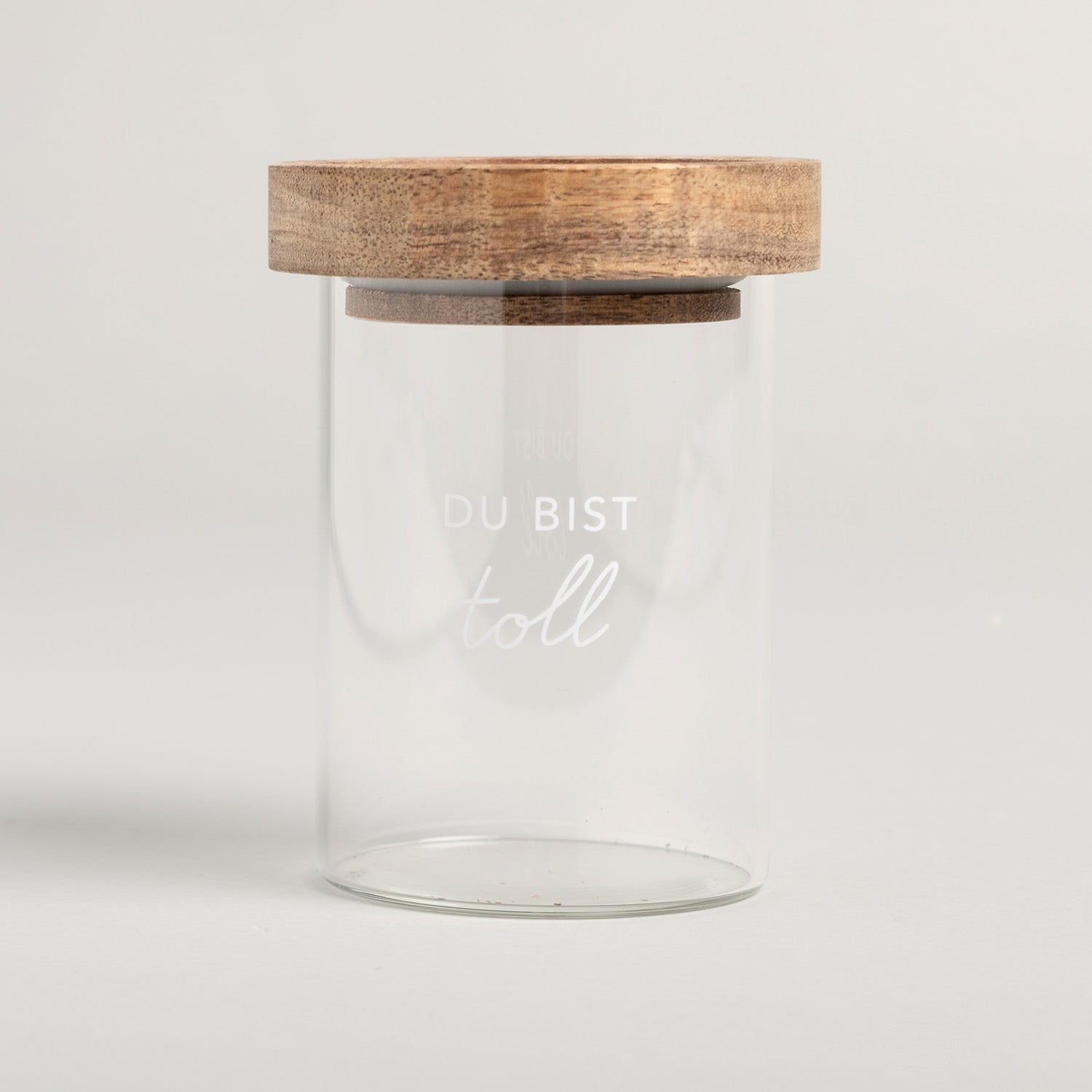 Mini Vorratsglas "Du bist toll" 9cm - Eulenschnitt