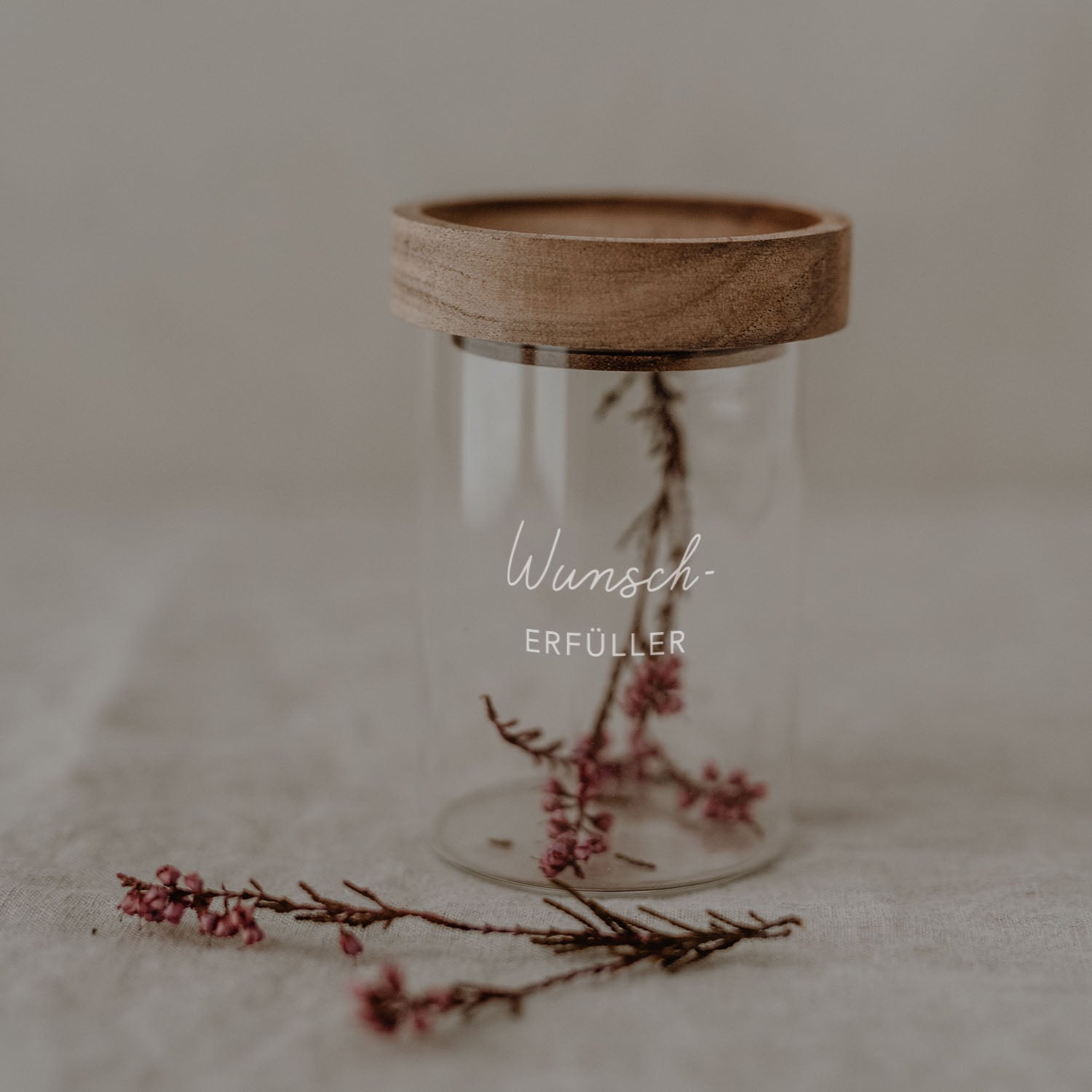 Mini Vorratsglas "Wunscherfüller" 9cm - Eulenschnitt