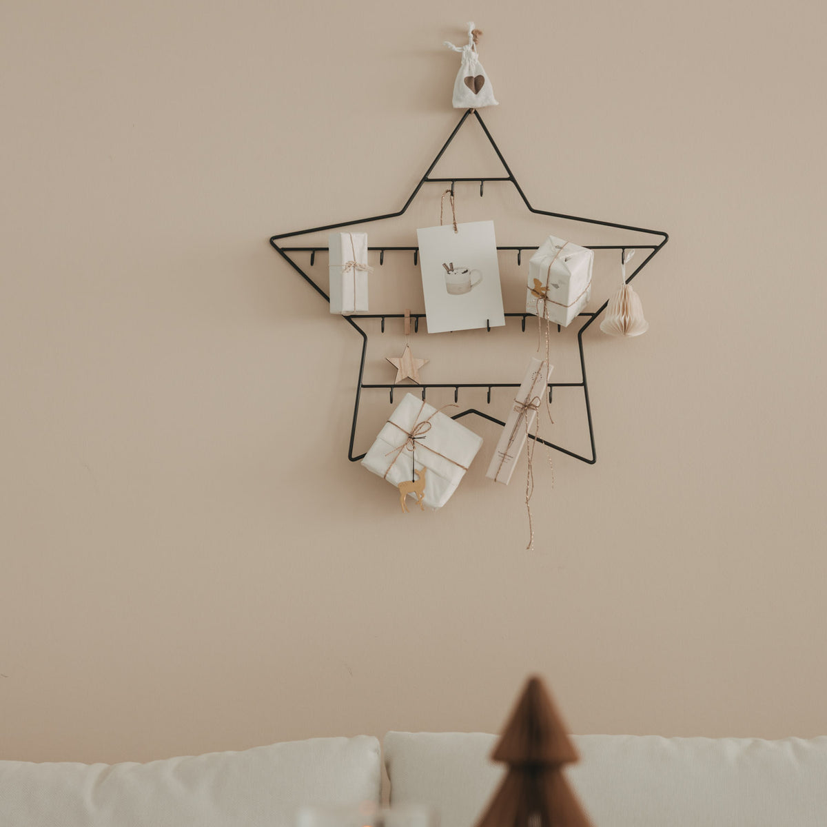 Advent calendar Star small black - Eulenschnitt (Image 4)