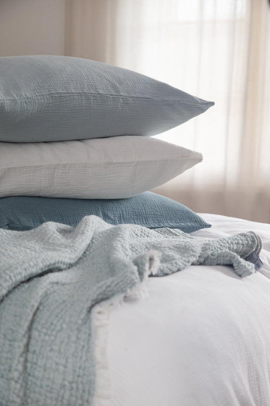 Musselin Decke Emil mint 140x200cm - Farbliebe