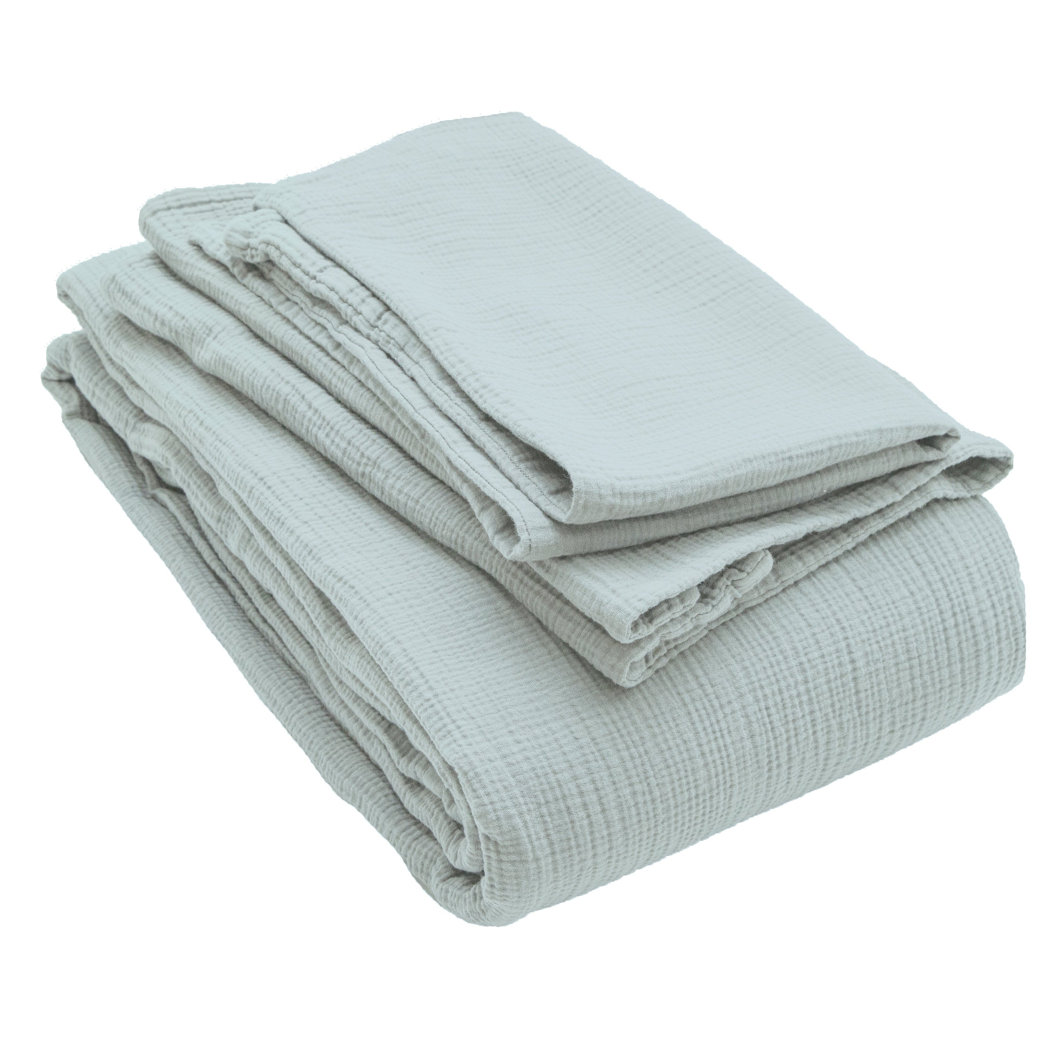 Musselin Kissenbezug Jula mint 65x100cm - Farbliebe