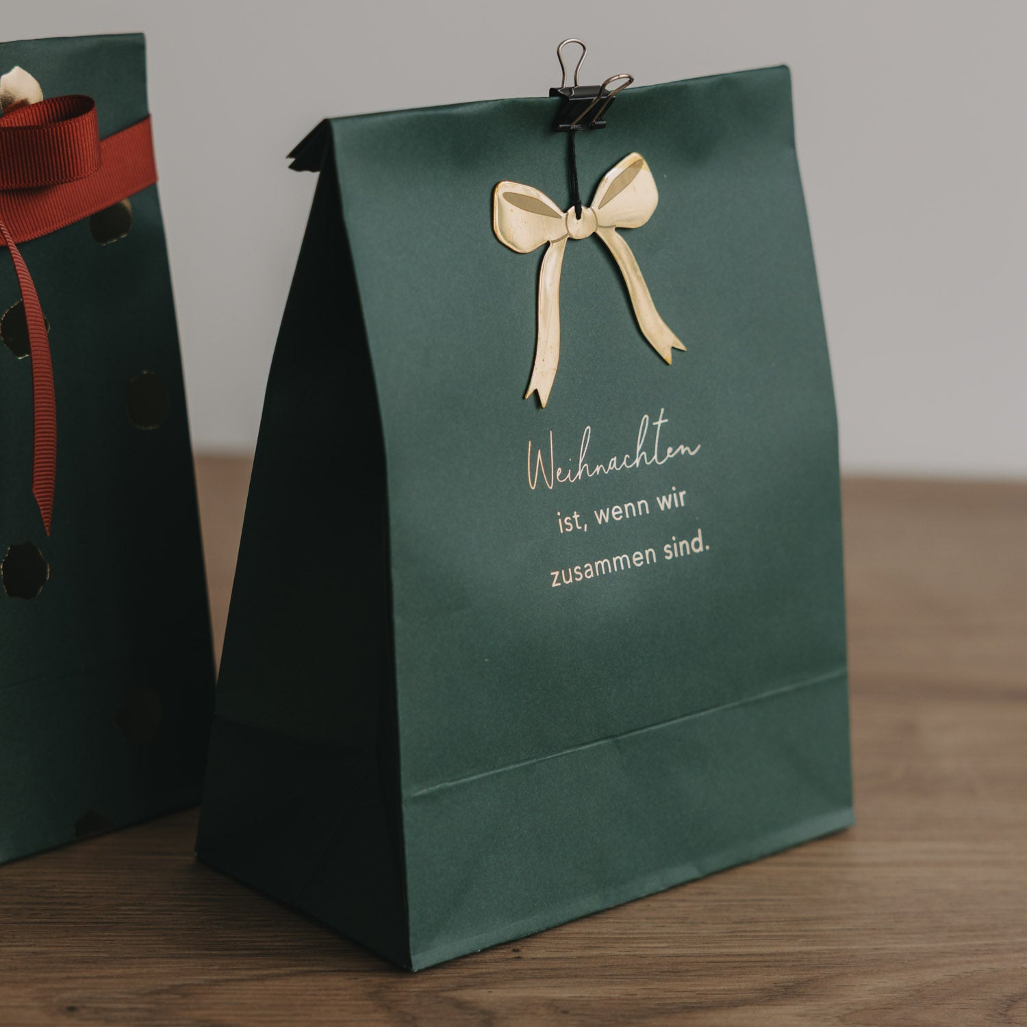 Sacchetti di carta Natale piccoli set da 6 - Eulenschnitt