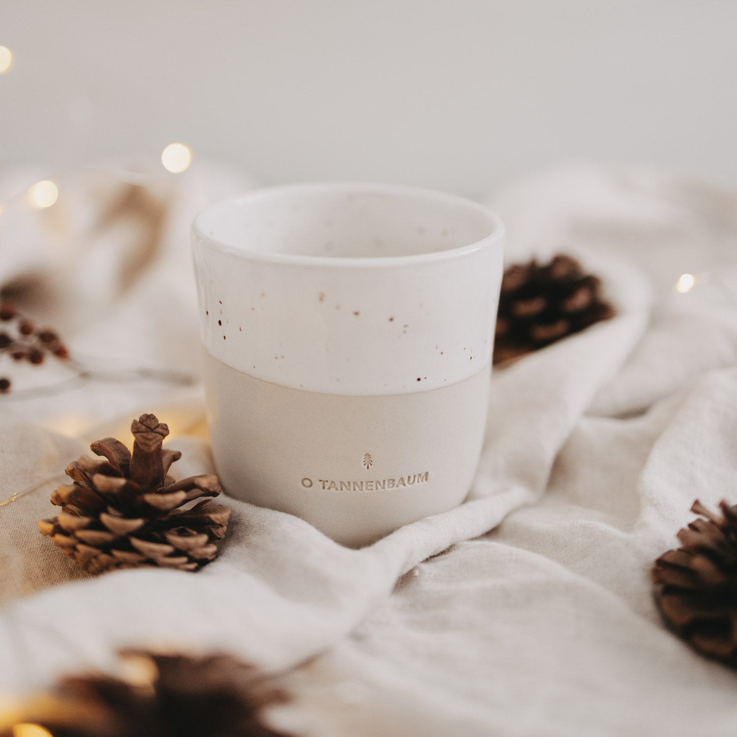 Stoneware Mug "O Tannenbaum" – Handmade - Eulenschnitt (Image 6)