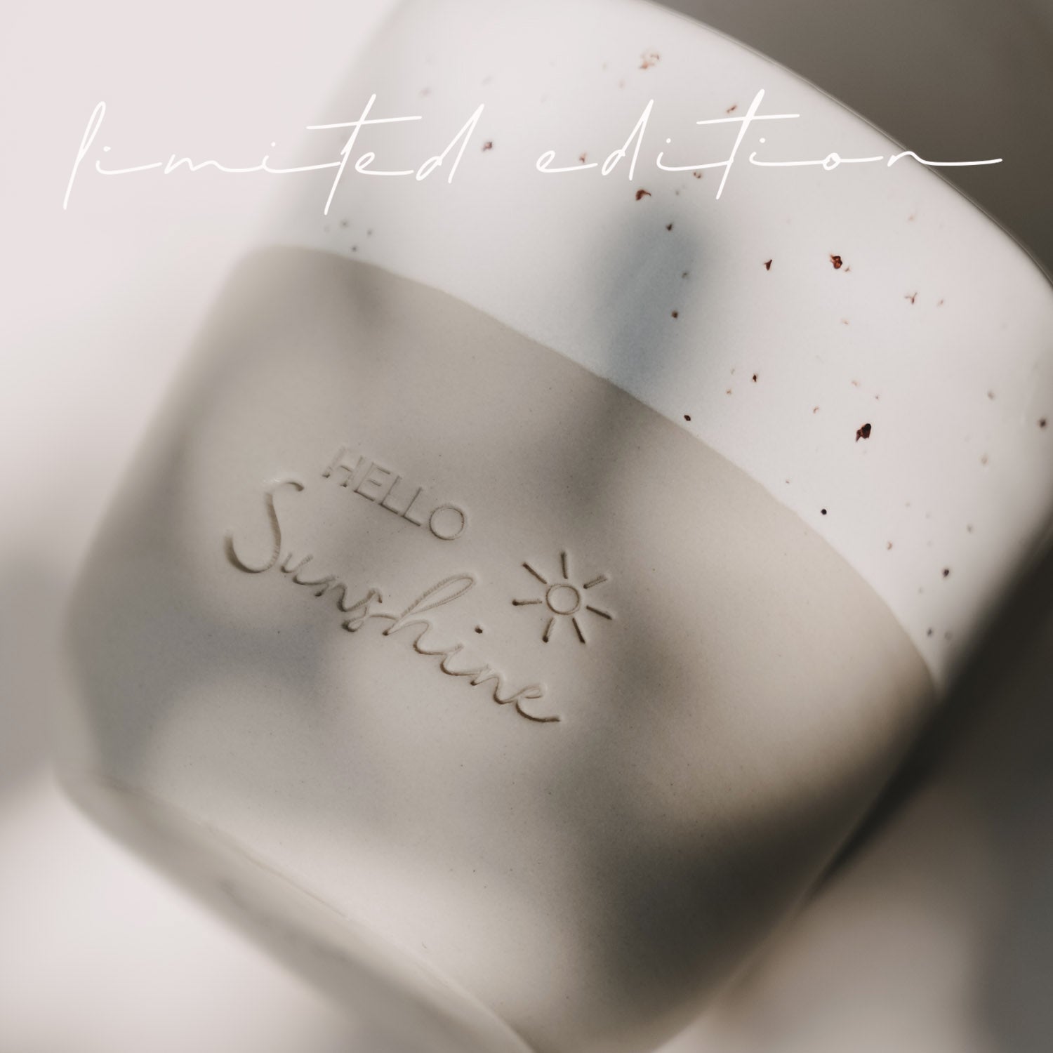 Stoneware mug "Hello Sunshine" – handmade – Limited Edition - Eulenschnitt (Image 5)