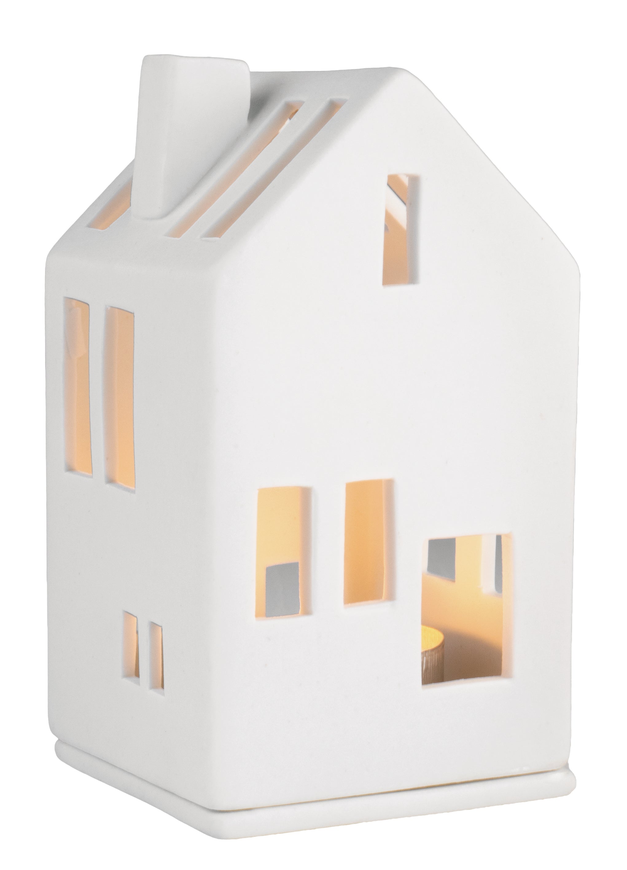 Mini Lichthaus Wohnhaus – handgefertigt - Räder