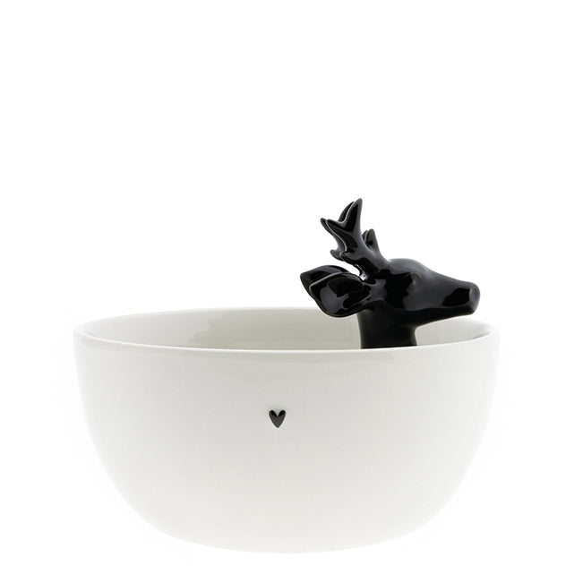 Schale "deer" schwarz - Bastion Collections