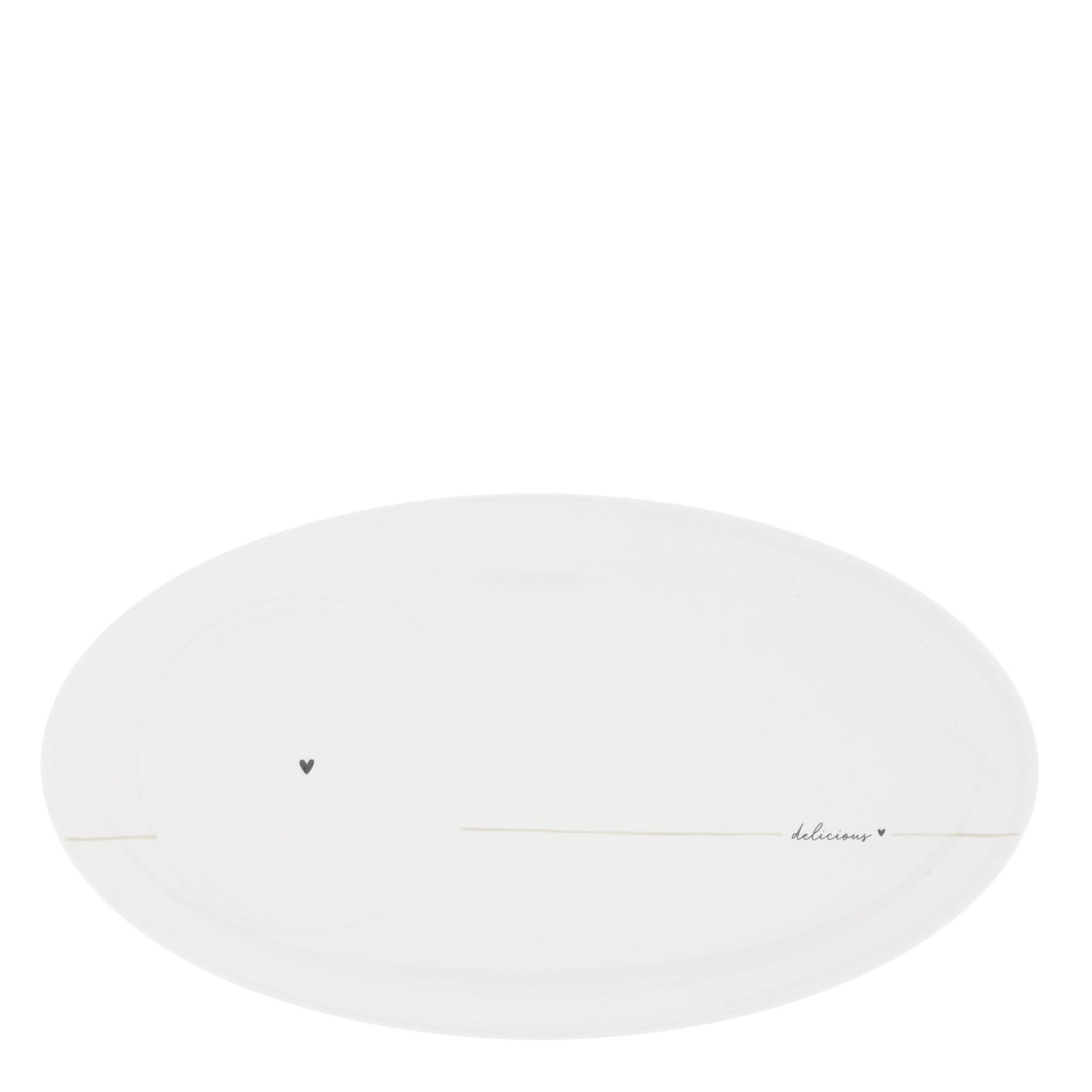 Servierteller "delicious" beige - Bastion Collections