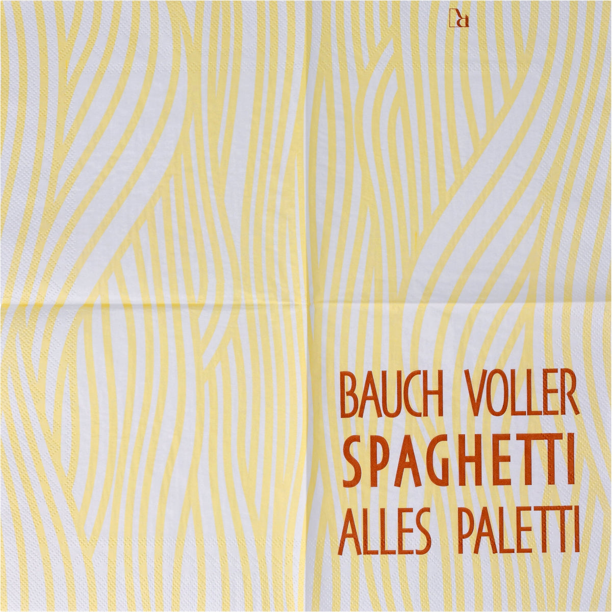 Serviette "Bauch voller Spaghetti" Lunch - Räder (Image 2)