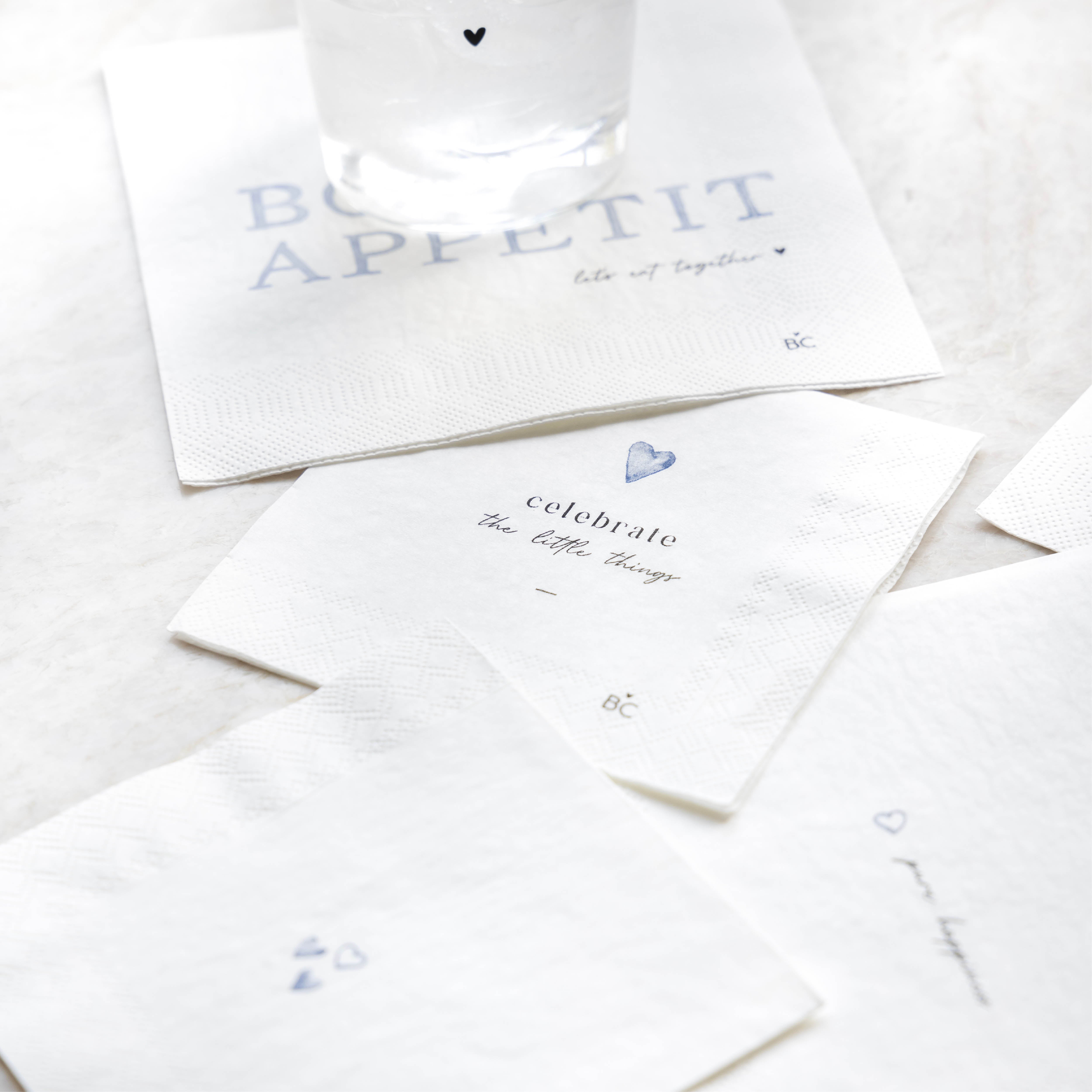 Serviette "Bon Appetit" Lunch - Bastion Collections