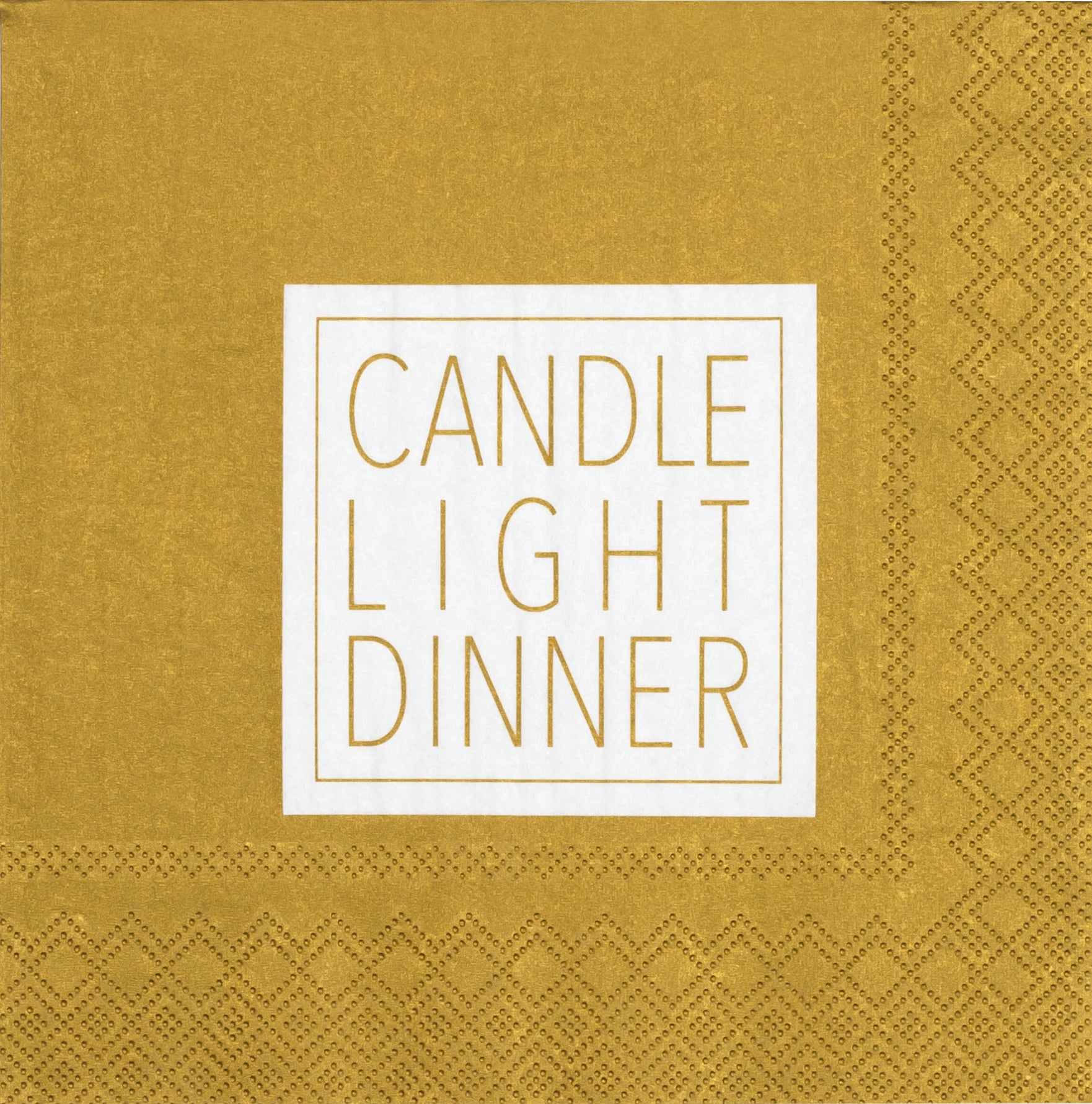 Serviette "Candlelight Dinner" Lunch - Räder
