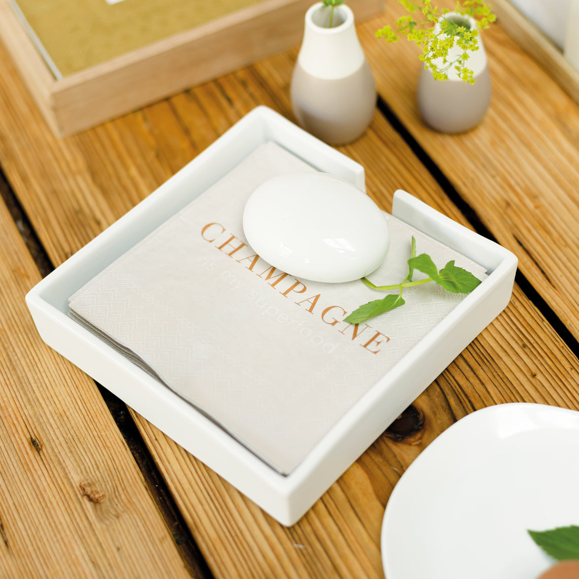 Serviette "Champagne is my Superfood" Cocktail - Räder