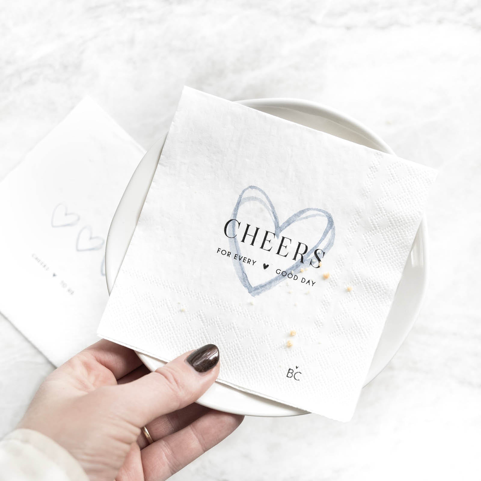 Serviette "Cheers" Cocktail - Bastion Collections