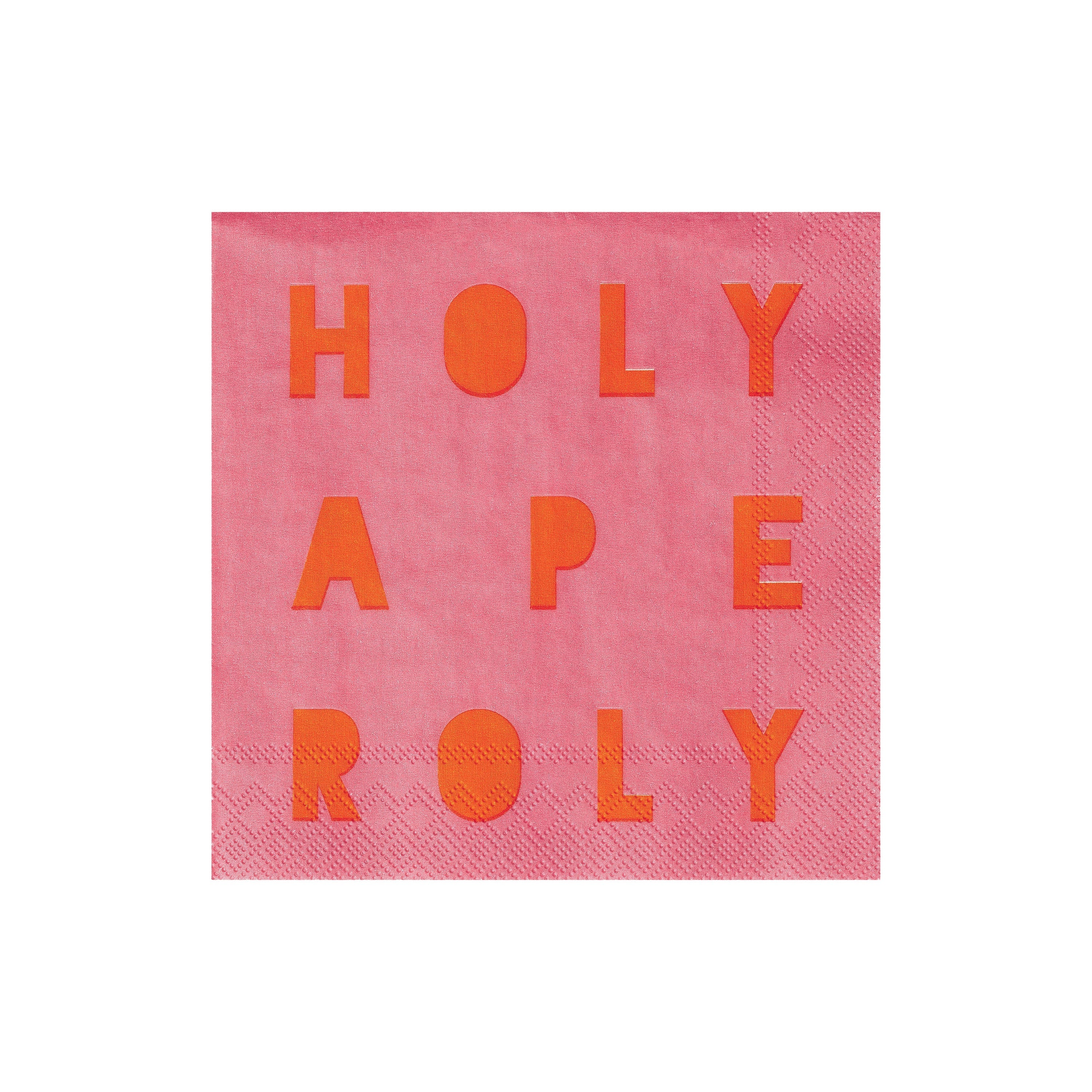 Serviette "Holy Aperoly" Cocktail - Räder