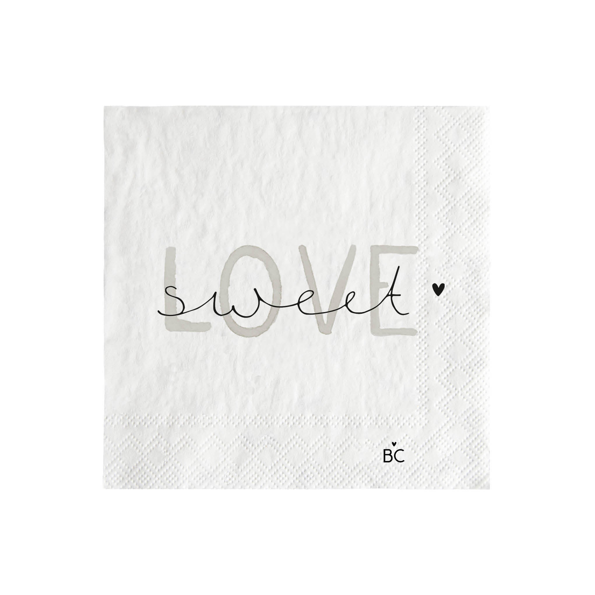 Serviette "Sweet Love" Cocktail - Bastion Collections