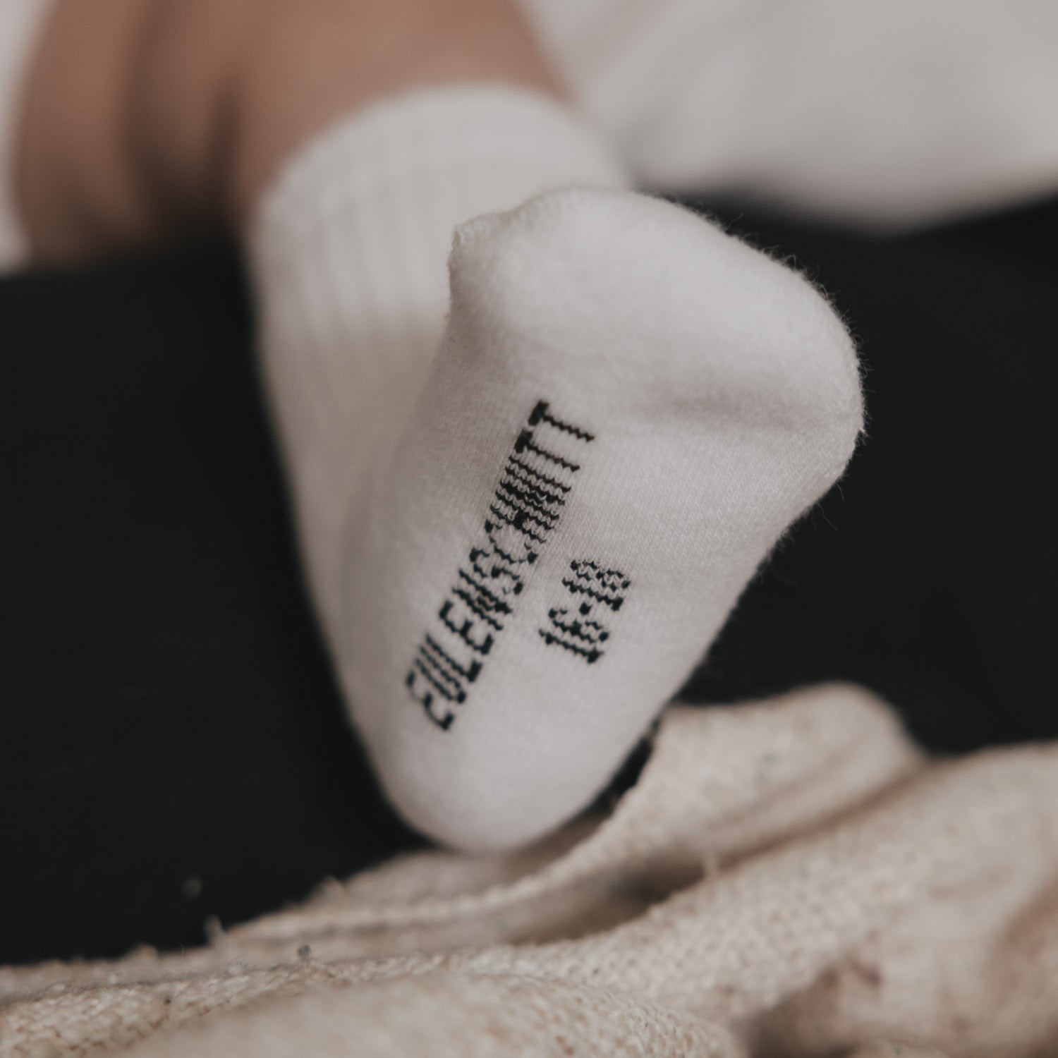 Chaussettes bébé "Kleines Wunder" blanc 16–18 - Eulenschnitt (Image 5)
