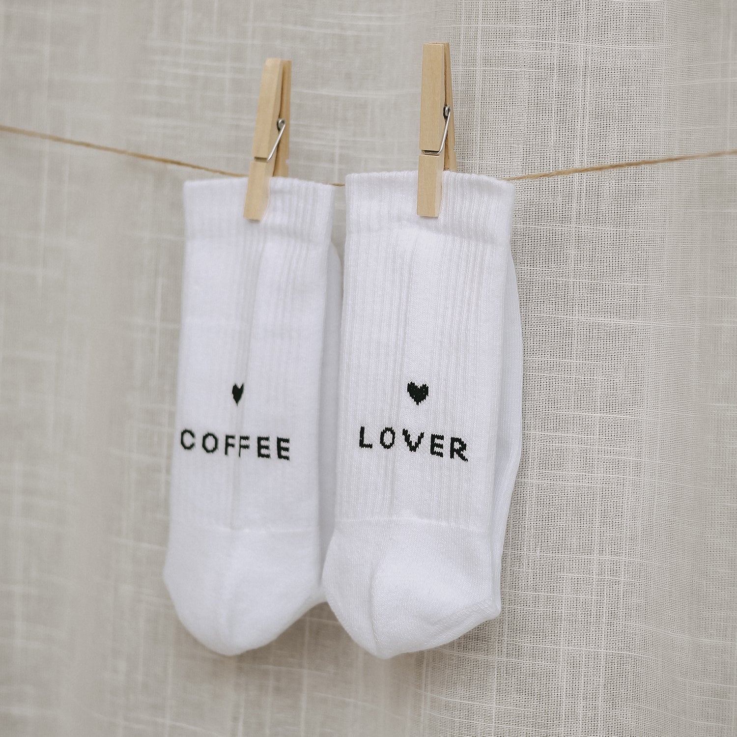 Calzini "COFFEE LOVER" bianco 43–46 - Eulenschnitt