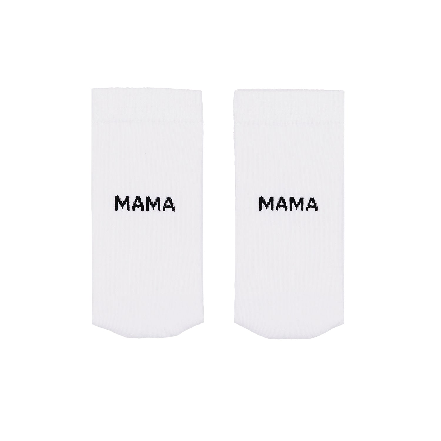Socken "Mama" weiss 43–46 - Eulenschnitt