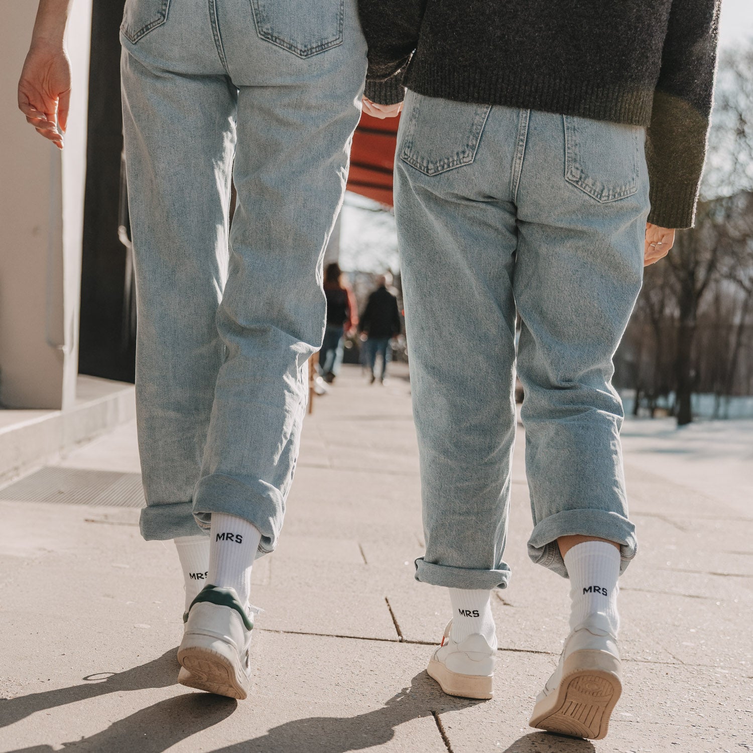 Socken "Mrs" weiss 35-38 - Eulenschnitt