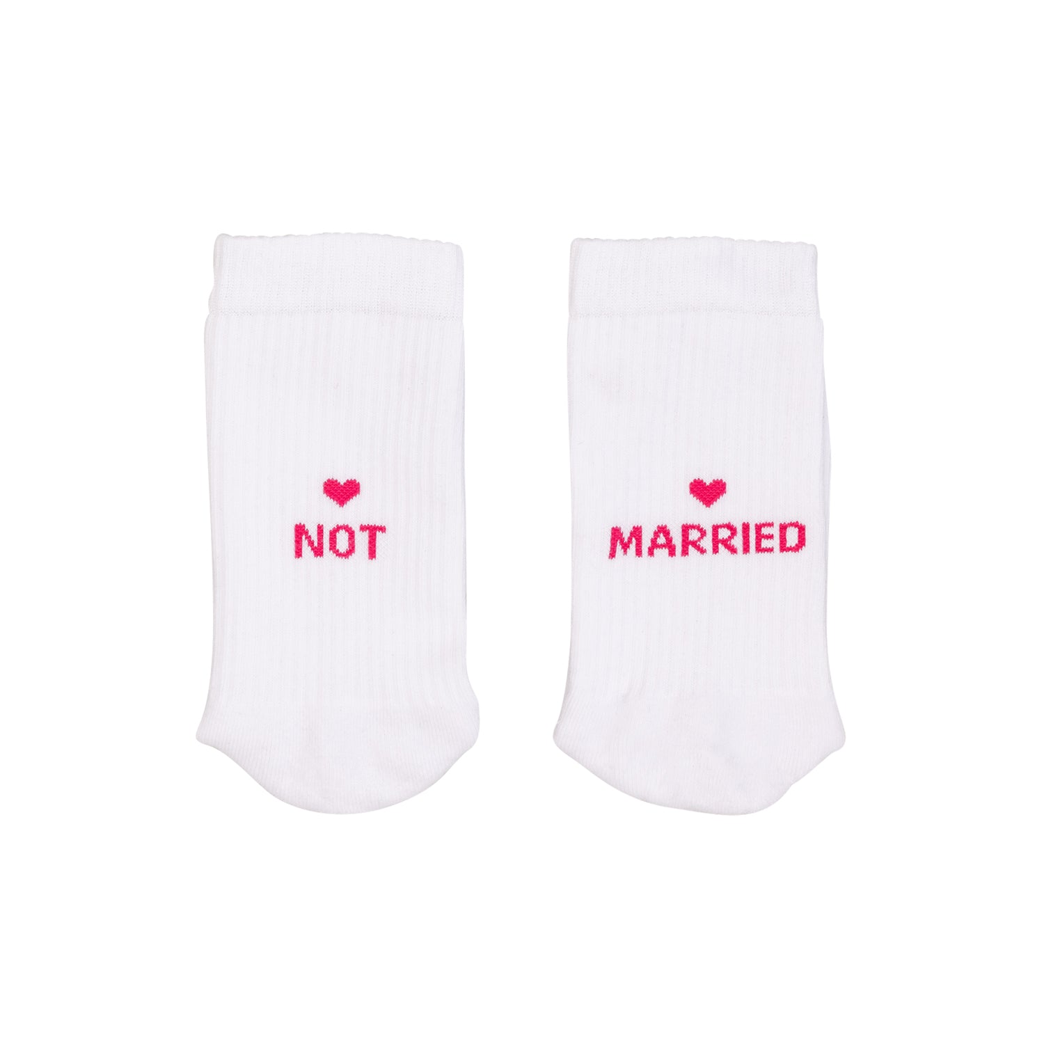 Socken "Not Married" weiss 43-46 - Limited Edition - Eulenschnitt