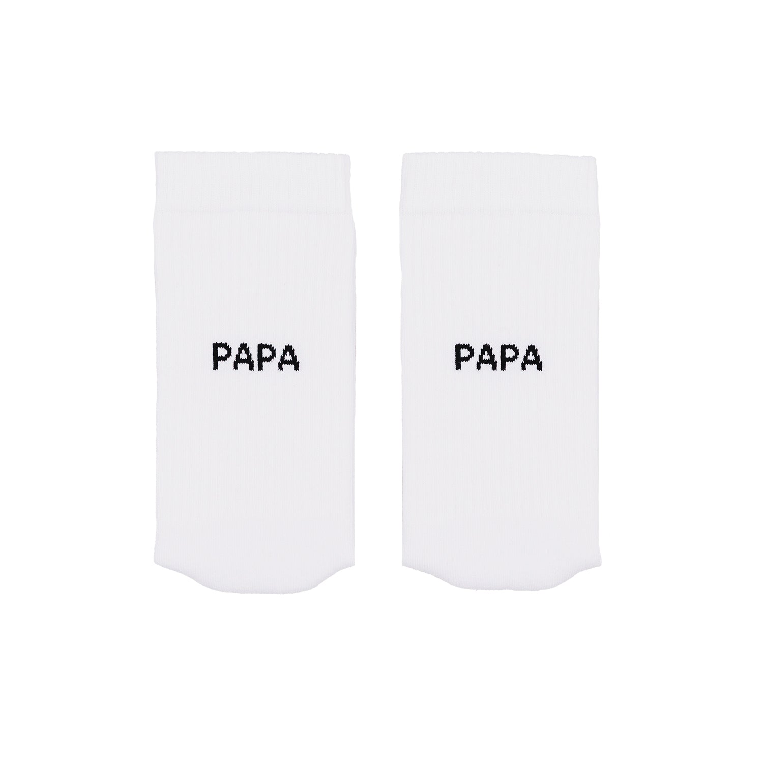 Socken "Papa" weiss 39–42 - Eulenschnitt